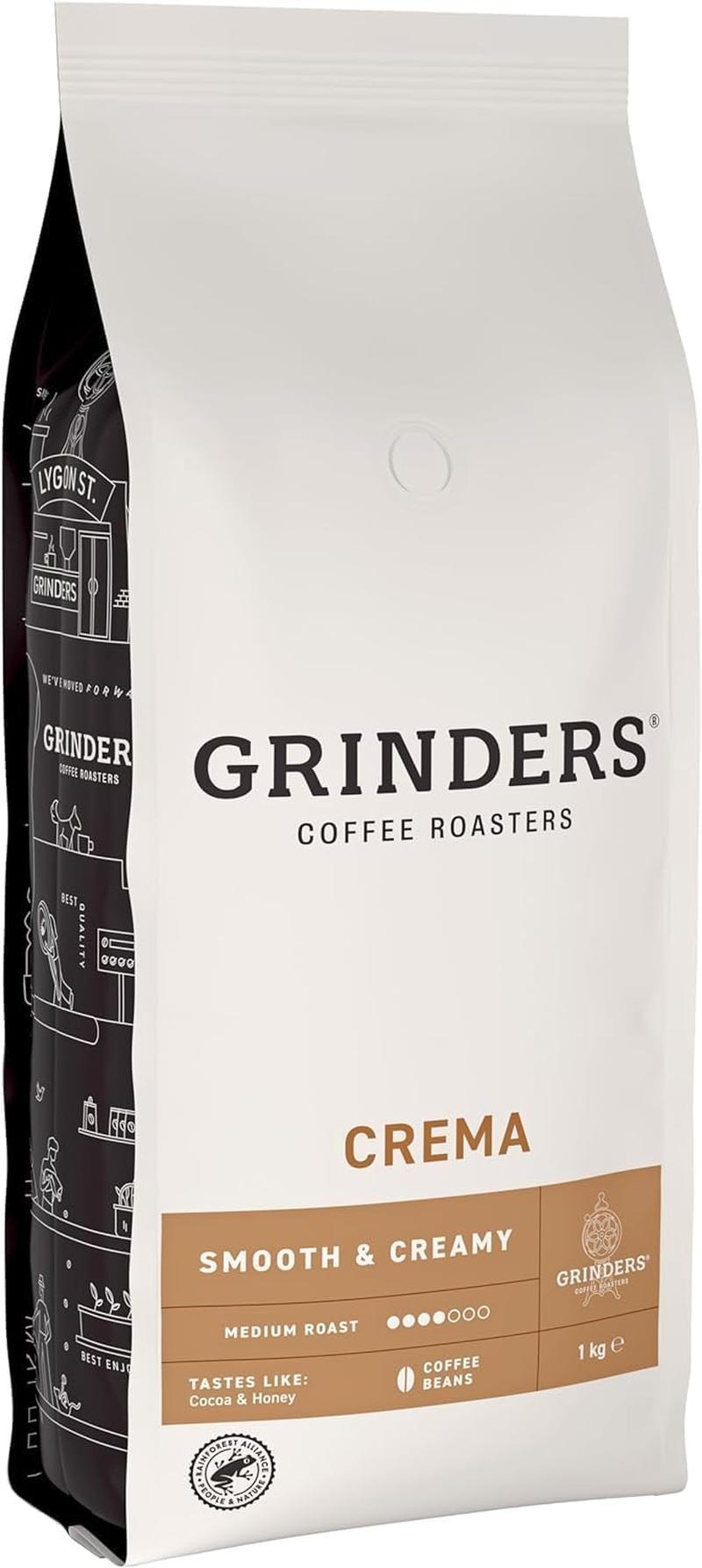 Grinders Crema Coffee Beans 1Kg image number 2