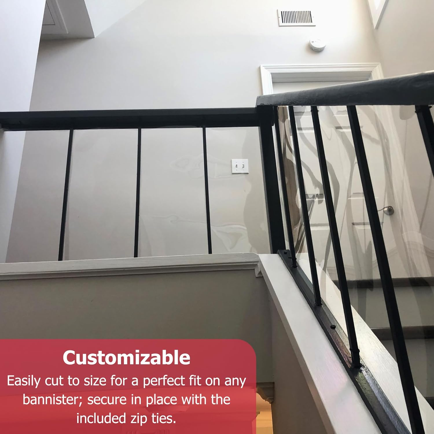 Cardinal Gates Banister Shield for Pets, 15' Roll Clear image number 1