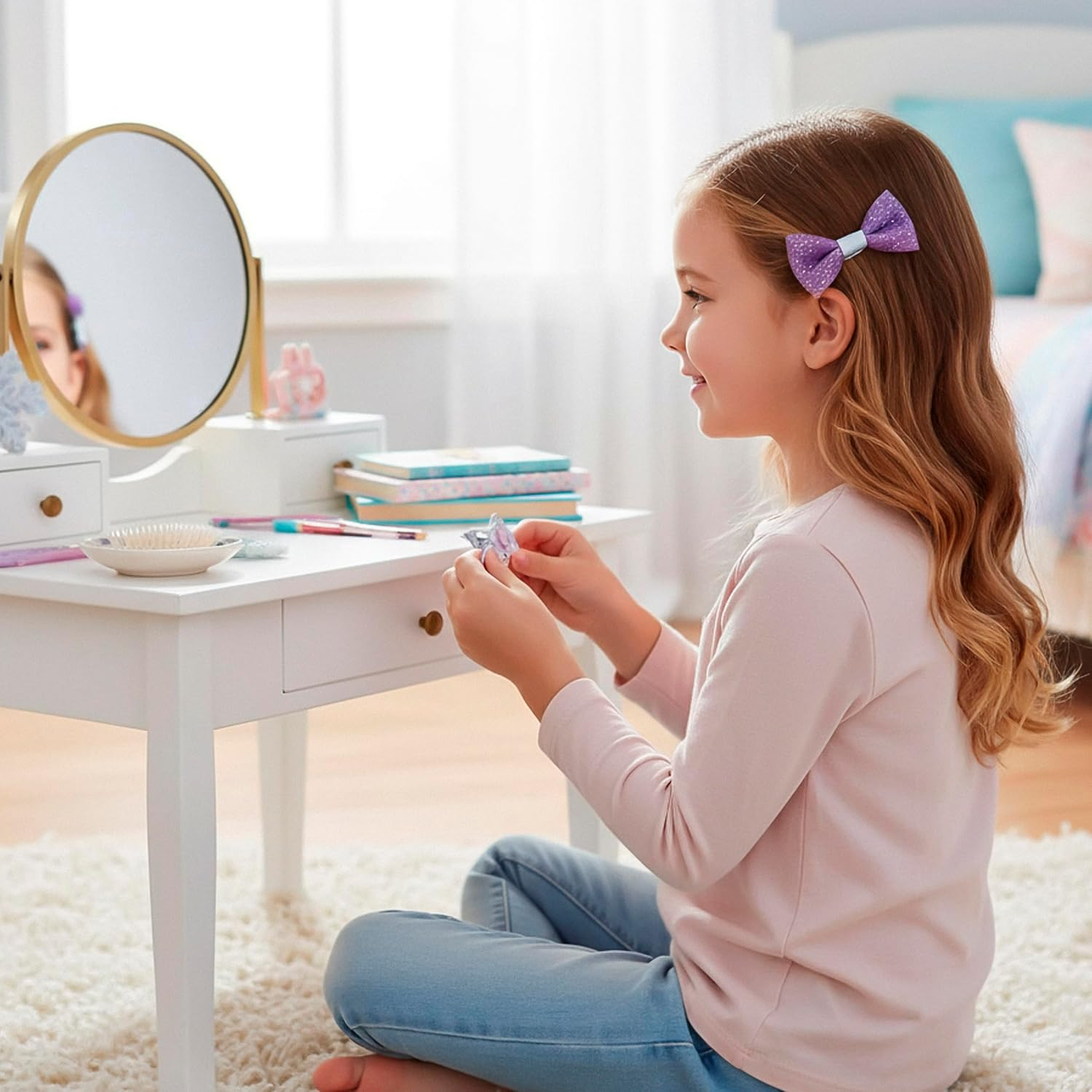 Accessories Pelo Clips 4 Pieces Frozen Blue image number 2