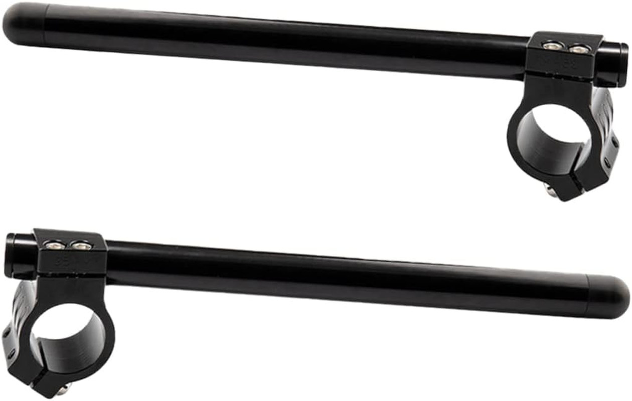 Anneome Cnc Aluminum Alloy Motorcycle Clip on Handlebar Fork Clamp 41Mm Black Pair Universal Racing Street Bike Accessories