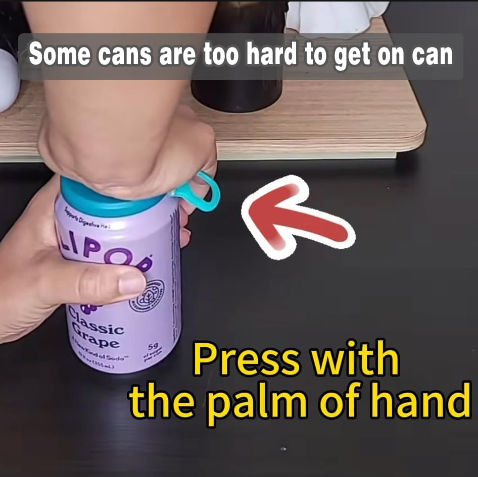 Zurligi 4 Pcs Soda Can Lids Cover with 8 Pcs Straw, Reusable Can Covers for Soda, Beer, Juice, Easy Clip on Caps Lid - for Cans with Top of 2.13Inch (54Mm), 4 Colors image number 4