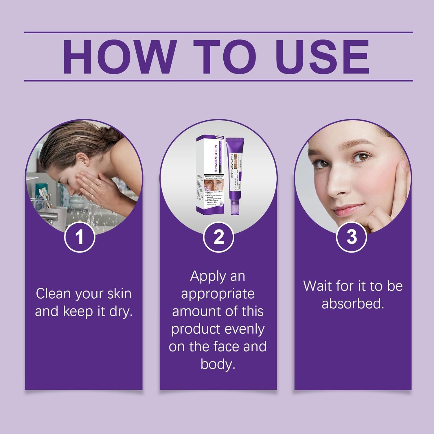 Advanced anti Hyperpigmentation Cream - Dark Spot Remover & anti Aging Face Treatment, Brightening Moisturizer for All Skin Types, Hyperpigmentation Correcting Cream 30G (1) image number 5