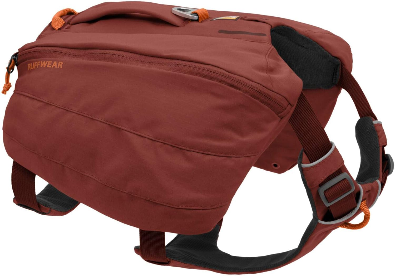 RUFFWEAR Dog Backpack, Comfortable Saddle Bag for Day Hikes and Longer Carrying, for Very Small Dog Breeds, Front Range Day Pack, Colour Red Clay, Size XS image number 3