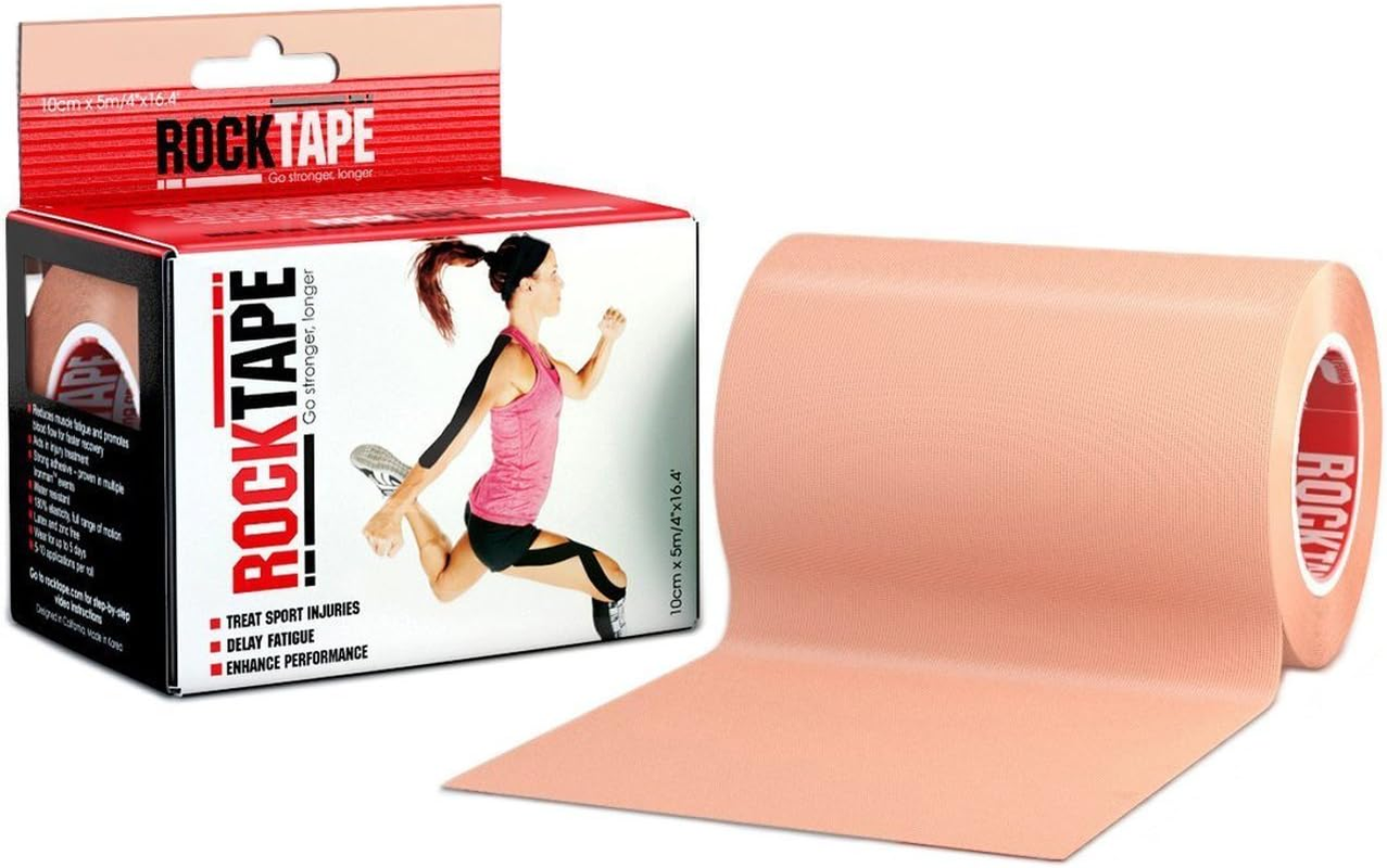 Rocktape Big Daddy Kinesiology Tape for Athletes, Water Resistant, Reduce Pain and Injury Recovery