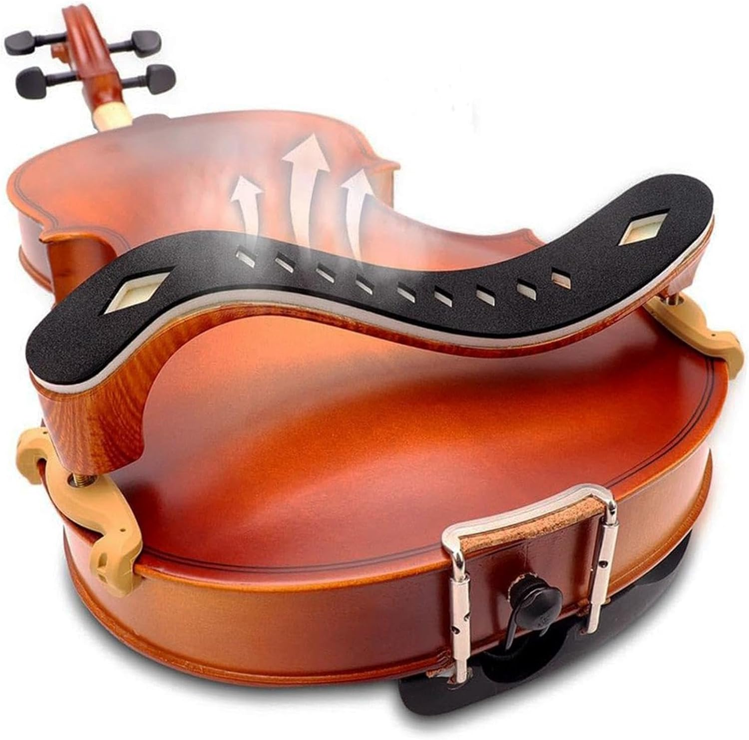 Generico Violin Shoulder Strap, 3/4-4/4 & 1/4-1/2, ABS Material, Comfortable & Adjustable image number 4