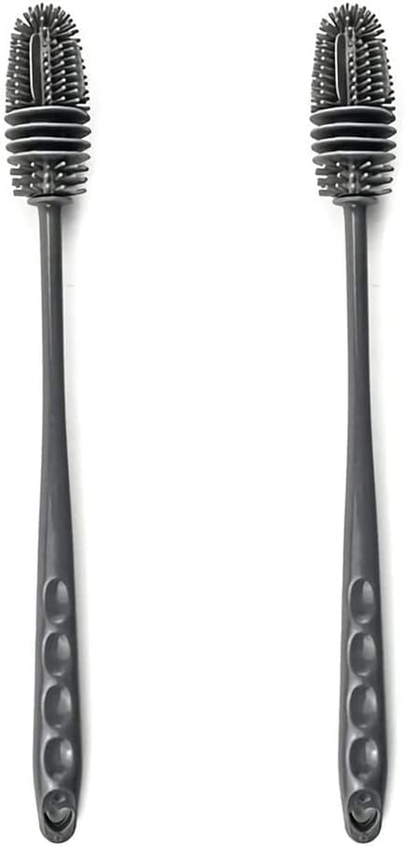 Silicone Bottle Cleaning Brush - 2 Pcs, Reinforced Long Handle, Ideal for Water Bottles image number 5