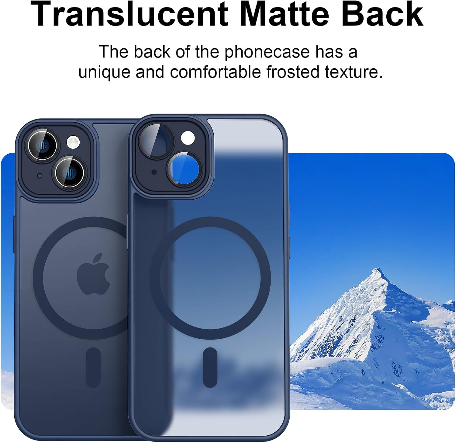 Magnetic Case for Iphone 15 Case, [Compatible with Magsafe] Drop Protection Skin-Friendly Shockproof Protective Translucent Matte Case Cover for Iphone 15 - Brown image number 7