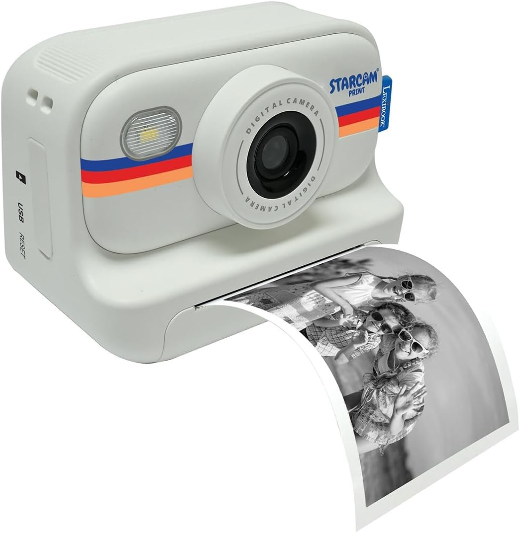 Lexibook Starcam Print, Instant Printer Camera with 1.3M Sensor, SD Card and Photo Personalisation Kit image number 6