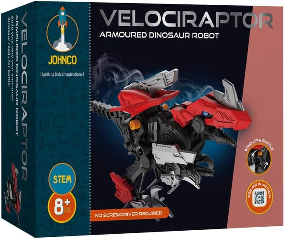 Johnco Velociraptor Armoured Dinosaur Robot Kit image number 2