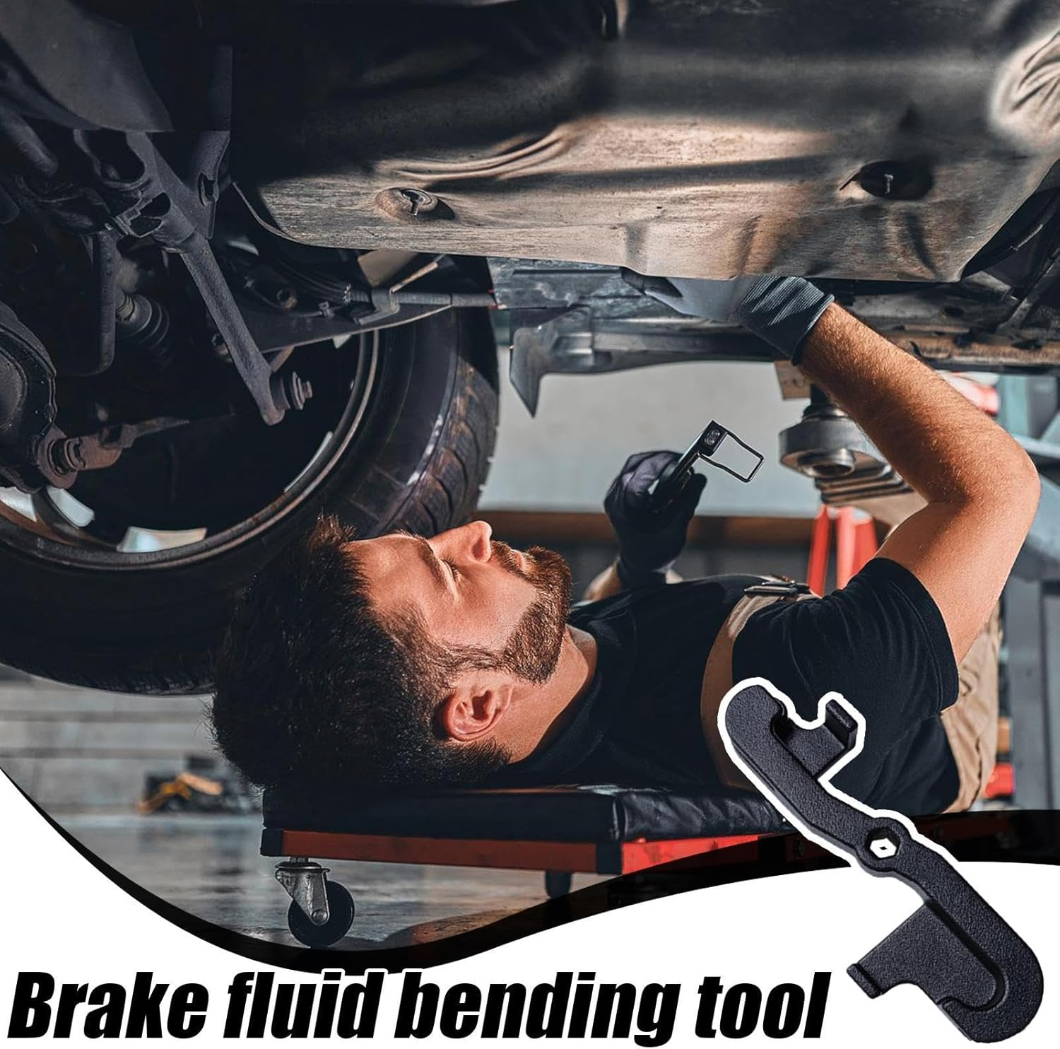 Brake Pipe Bender,Manual Tube Equipment for Car | Efficient Tubing Bender Plier and Brake Fluid Forming Tool for Car Maintenance image number 3