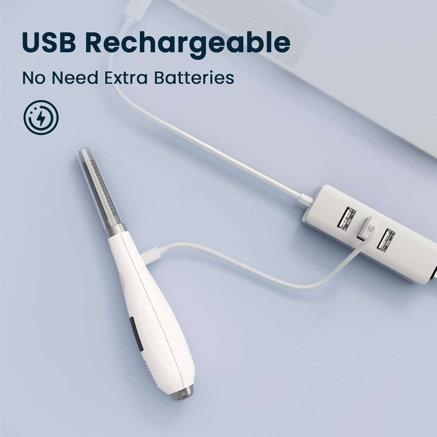 Etcokei Thread Burner, USB Rechargeable Thread Zapper with LCD Display, Burn and Melt Easily, Cautery Pen for Beading, Weaving, Sewing, Leather & Jewelry Making image number 4