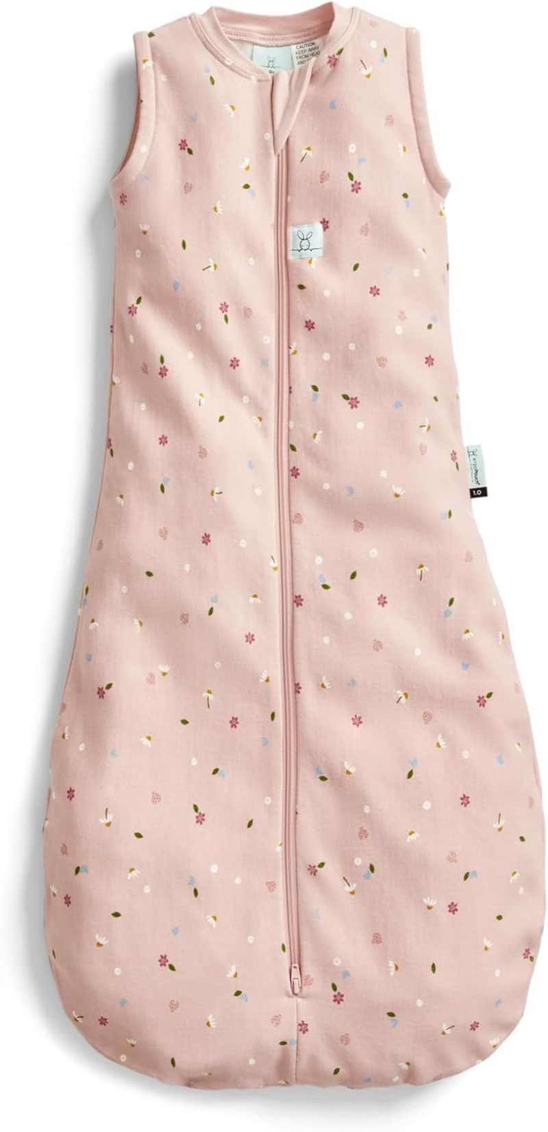 Ergopouch 1.0 TOG Jersey Sleeping Bag, 8-24 Months, Daisies image number 4