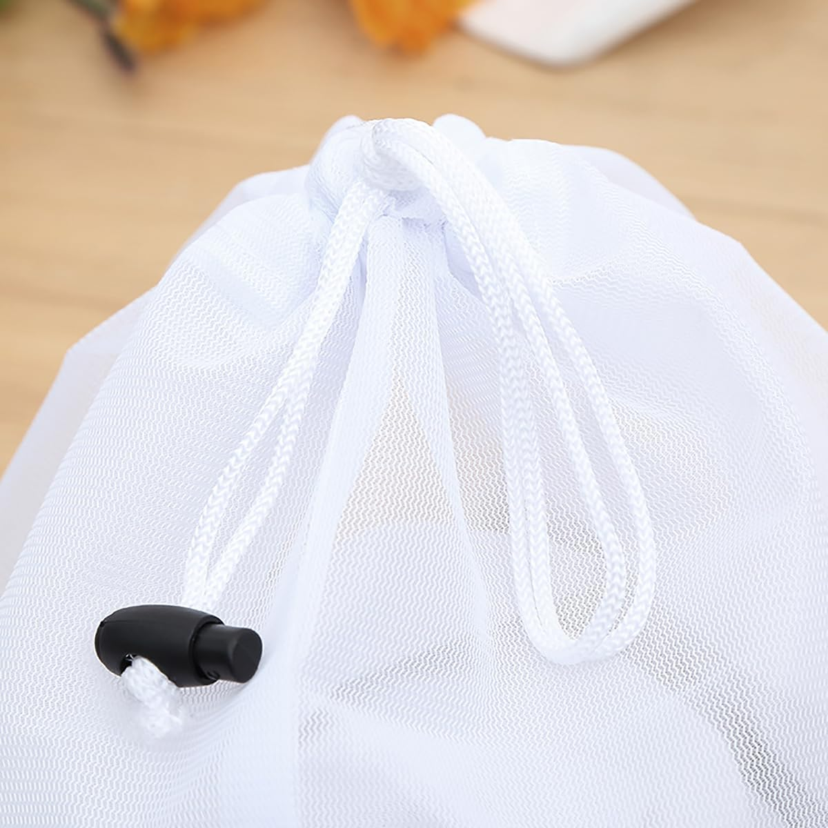 2 Pcs Large Mesh Laundry Bag with Drawstring,23.6&times;35.4Inch Washing Bag Coarse Net for Washing Machine image number 5