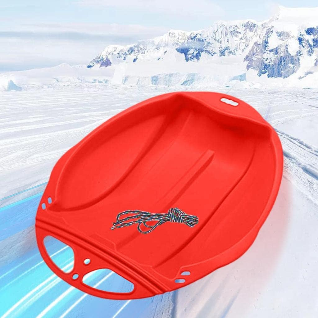 Generic Heavy Duty Snow Sled - Winter Snow Sledge Toboggan Winter Toy for Kids and Adults