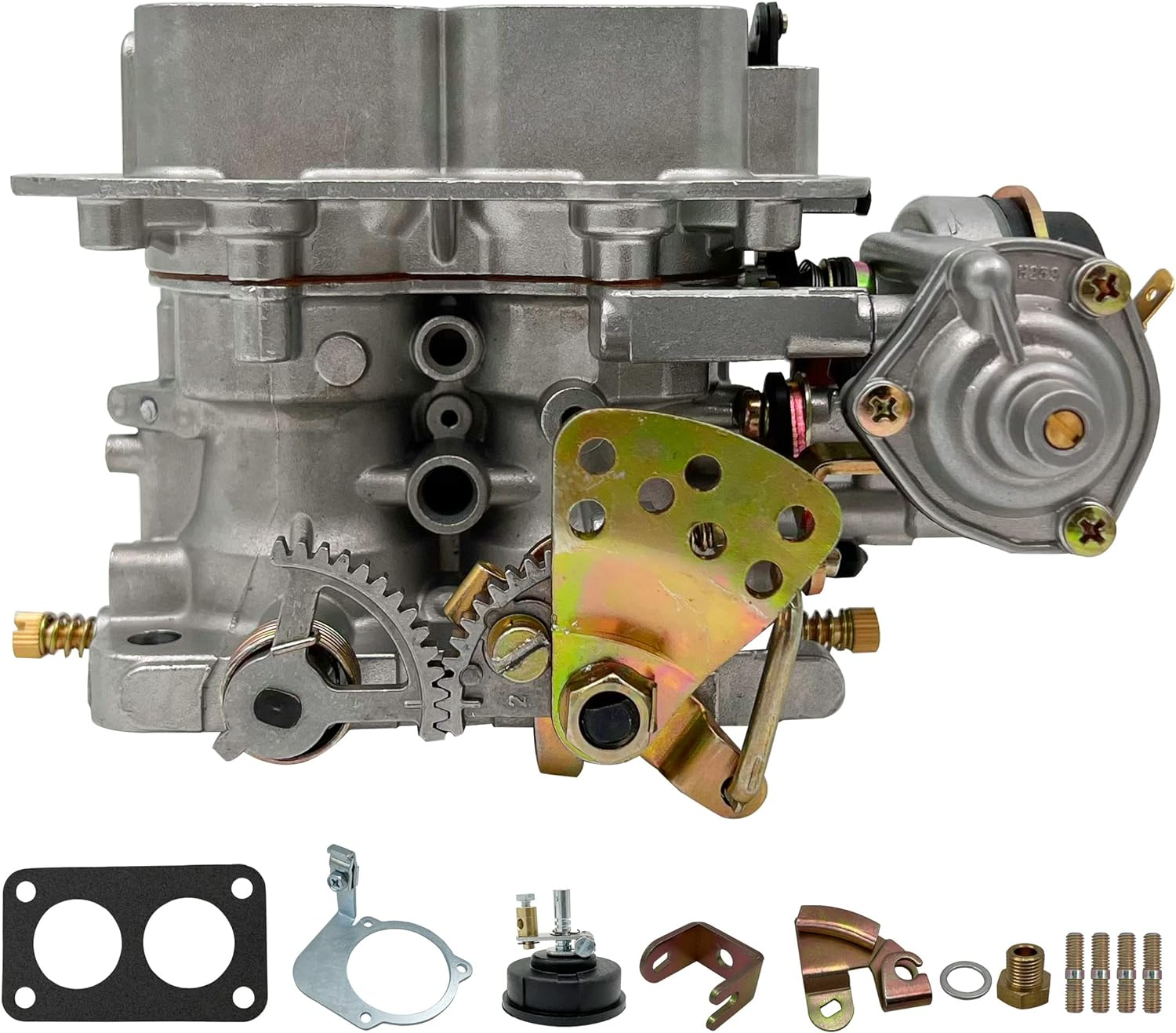 2 Barrel Carburetor for Weber 38/38 Performance 428 Weber Carb 38X38 Progressive for Fiat Renault Ford VW Dodge Pickup BMW Daewoo Mitsubishi 4 Cyl Electric Choke,19830.202 DGES CFM 390 image number 6