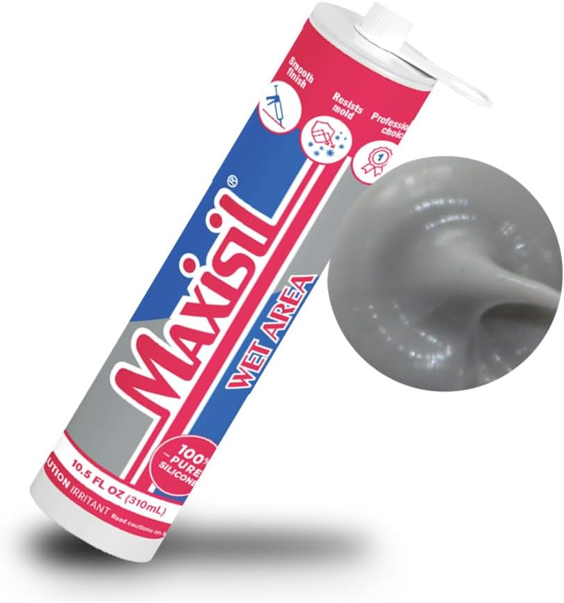 Maxisil Wet Area Silicone Sealant 310Ml - A13 Anthracite