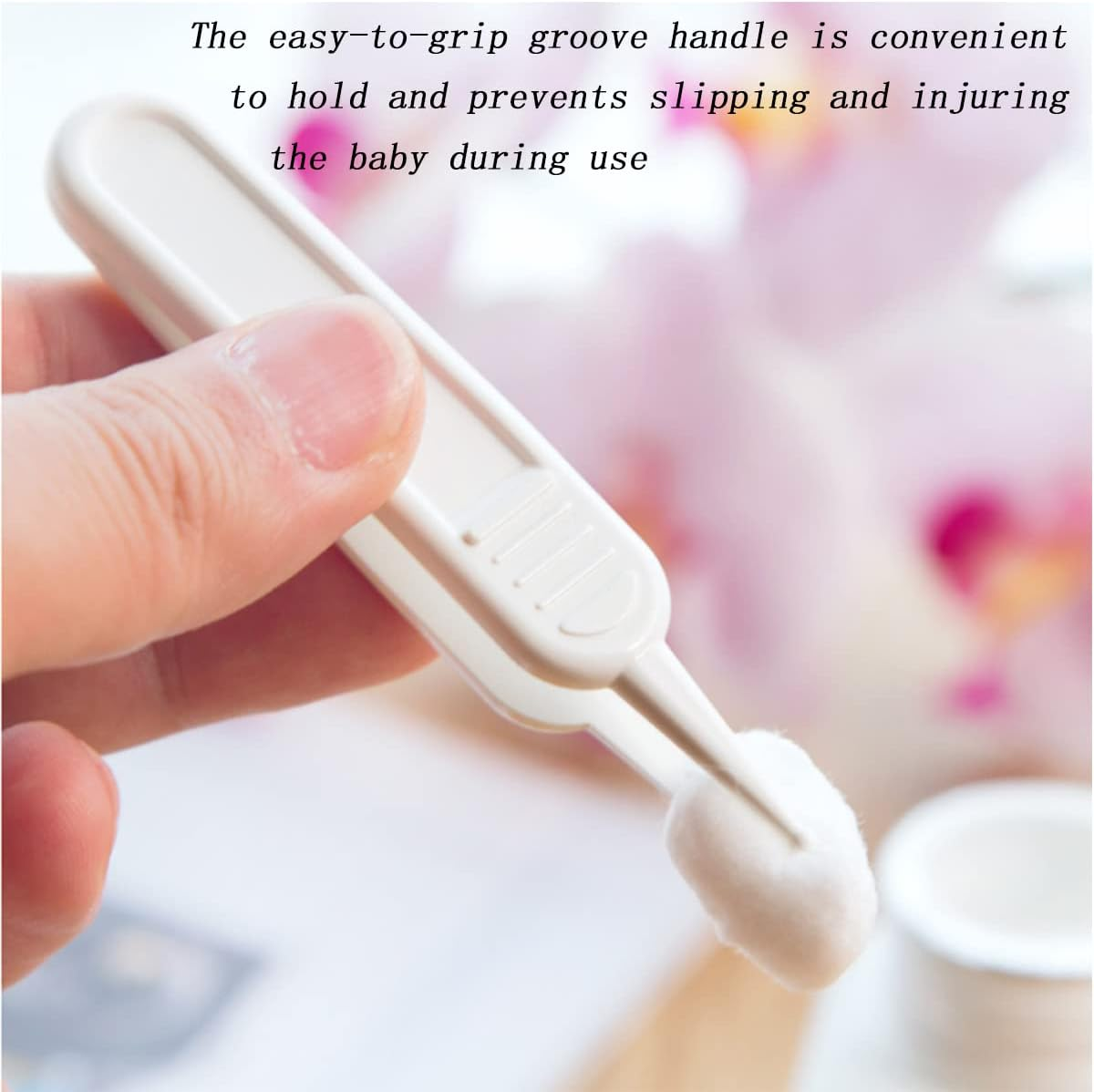 YIUIRUOI 4 Pieces of Baby Cleaning Tweezers with round Plastic Tips Used for Cleaning Ear Canals, Nasal Passages, and Umbilical Dirt. image number 2