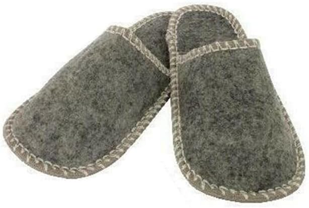 Leona Co Spa Slippers - Unisex Adults, One Size, Grey, Cotton Velvet Closed Toe Slippers with Travel Bags - Thick, Soft, Non-Slip, Disposable for Home, Hotel, or Commercial Use image number 1