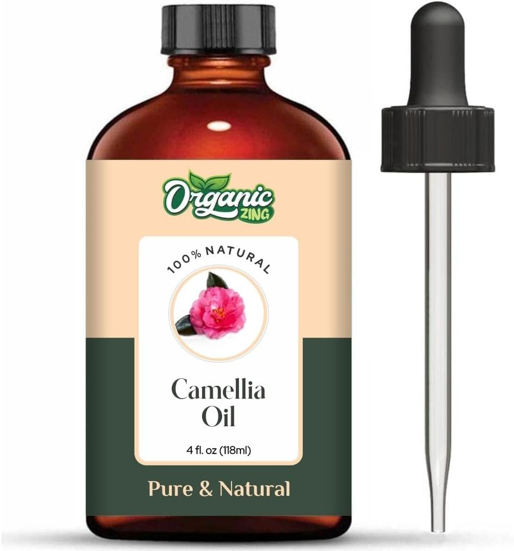 Organic Zing Camellia (Camellia Japonica) Oil | Pure & Natural Carrier Oil for Skincare, Hair Care & Massage - 118Ml/3.99Fl Oz image number 3
