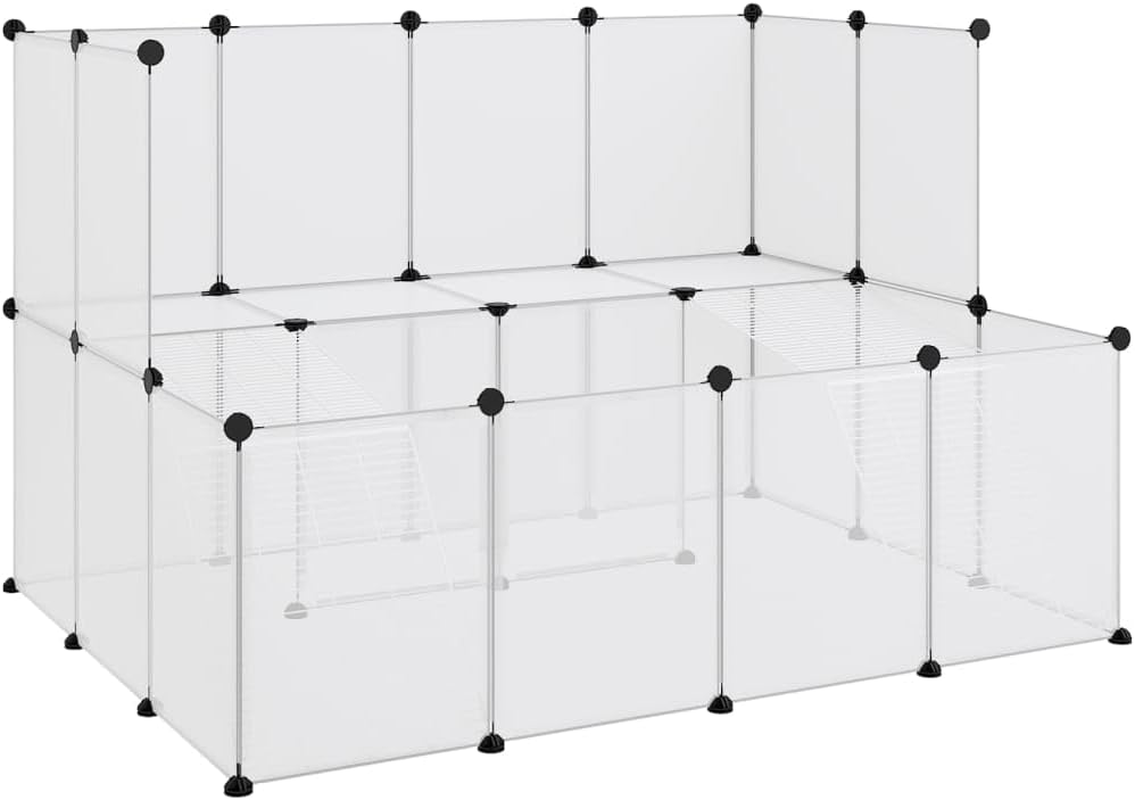 Small Animal Cage Transparent 143X107X93 Cm Pet Habitat Indoor Outdoor Enclosure image number 5