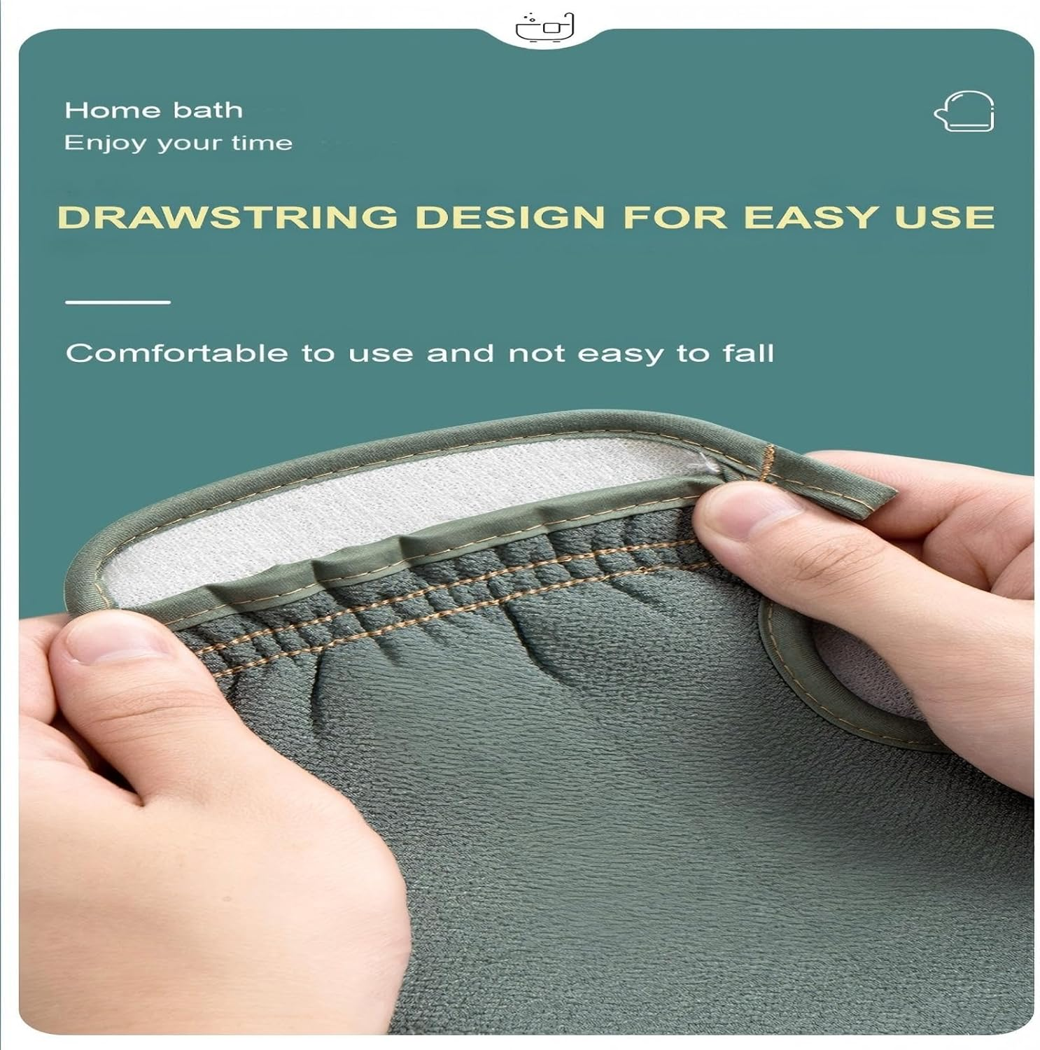 AYOCULTURE Dual-Sided Exfoliating Glove for Smooth Skin - Natural Fibers, One Size Fits Most - Thickened 2 Pcs image number 1