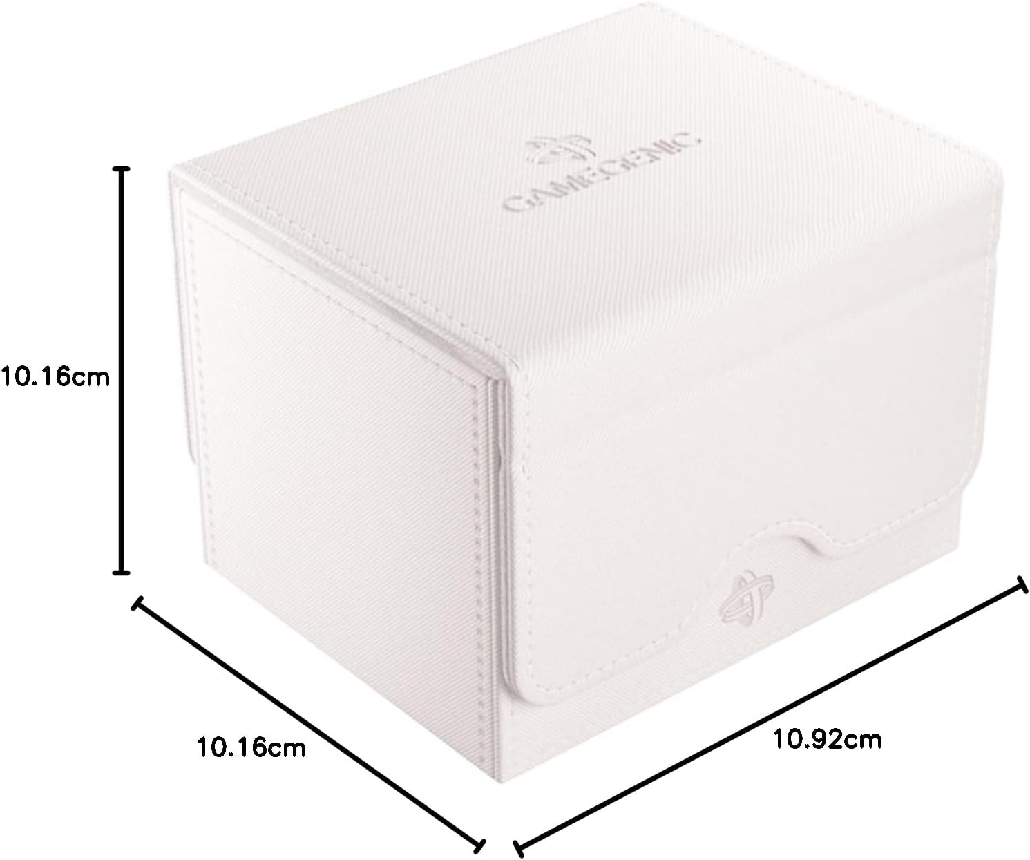 Gamegenic Deck Box &ndash; Sidekick XL White 100CT &ndash; Durable and Sturdy TCG, OCG, CCG Card Storage &ndash; Compatible with Pokemon, Yugioh, Commander, and MTG Magic: the Gathering Cards