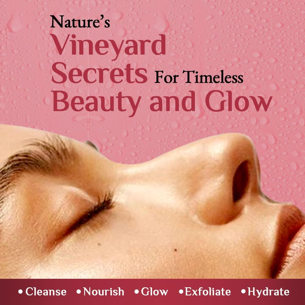 Richfeel Wine Facial Kit for Glowing Skin, Removes Wrinkle, Dark Spots, Reduces & Hyperpigmentation | 30 G image number 3