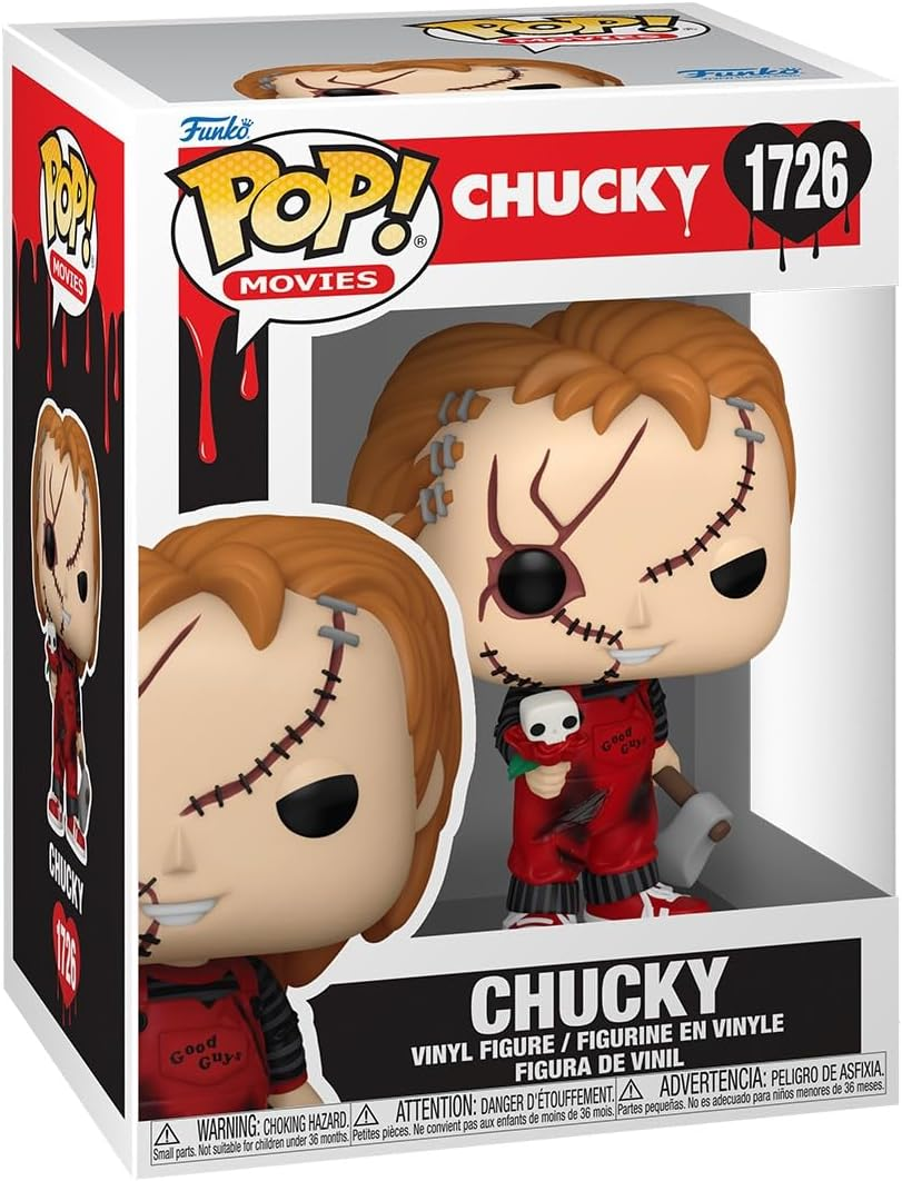 FUNKO POP! Movies: Chucky with Flower (Valentine) image number 1