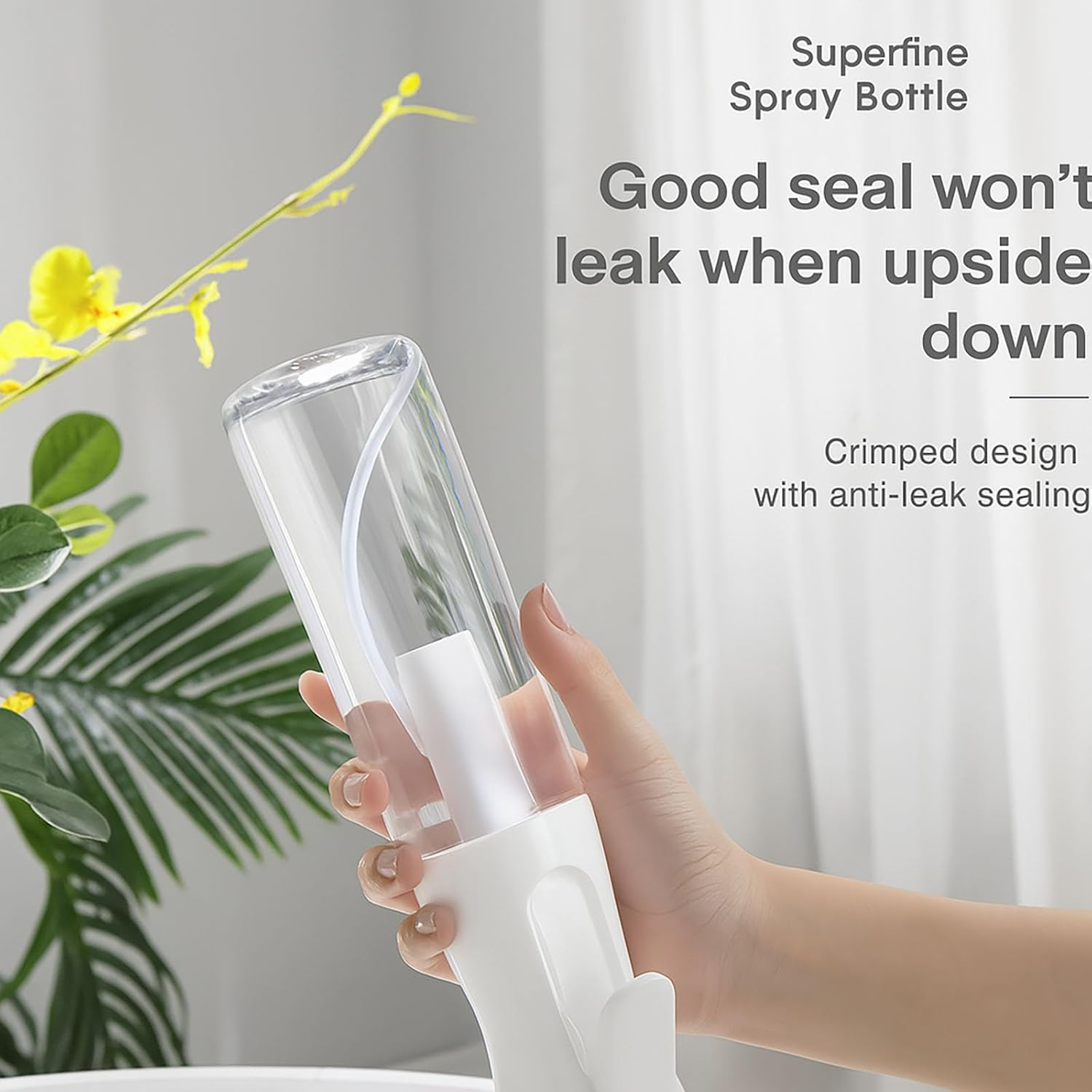 SYGELER Continuous Spray Water Bottle, Versatile Multipurpose Misting Spray Bottles for Hair Styling, Cleaning & More - 200ML&300ML Barber and Plant Spray Bottle image number 6