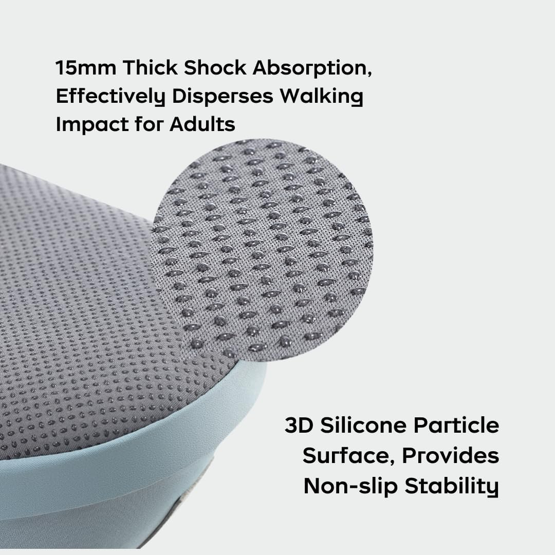 Bc Babycare Baby Hip Seat with Soft Cotton Material, 30 Degree Incline, Shock Absorption and Anti-Slip Design Hip Carrier (Pink) - Blue image number 7