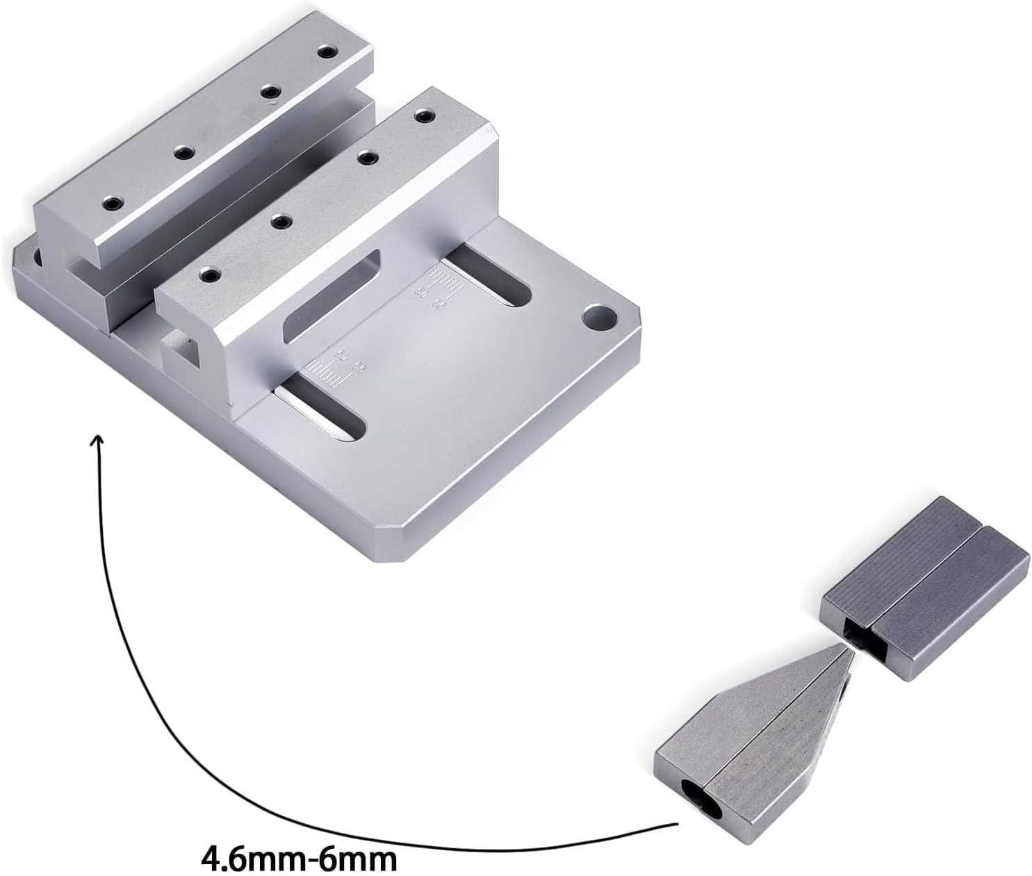 Leather Trimmer, 10-22Mm Width Adjustable Aluminium Alloy Steel Cutting Tool for Leathercraft, Shoe Repair, Furniture Making image number 2