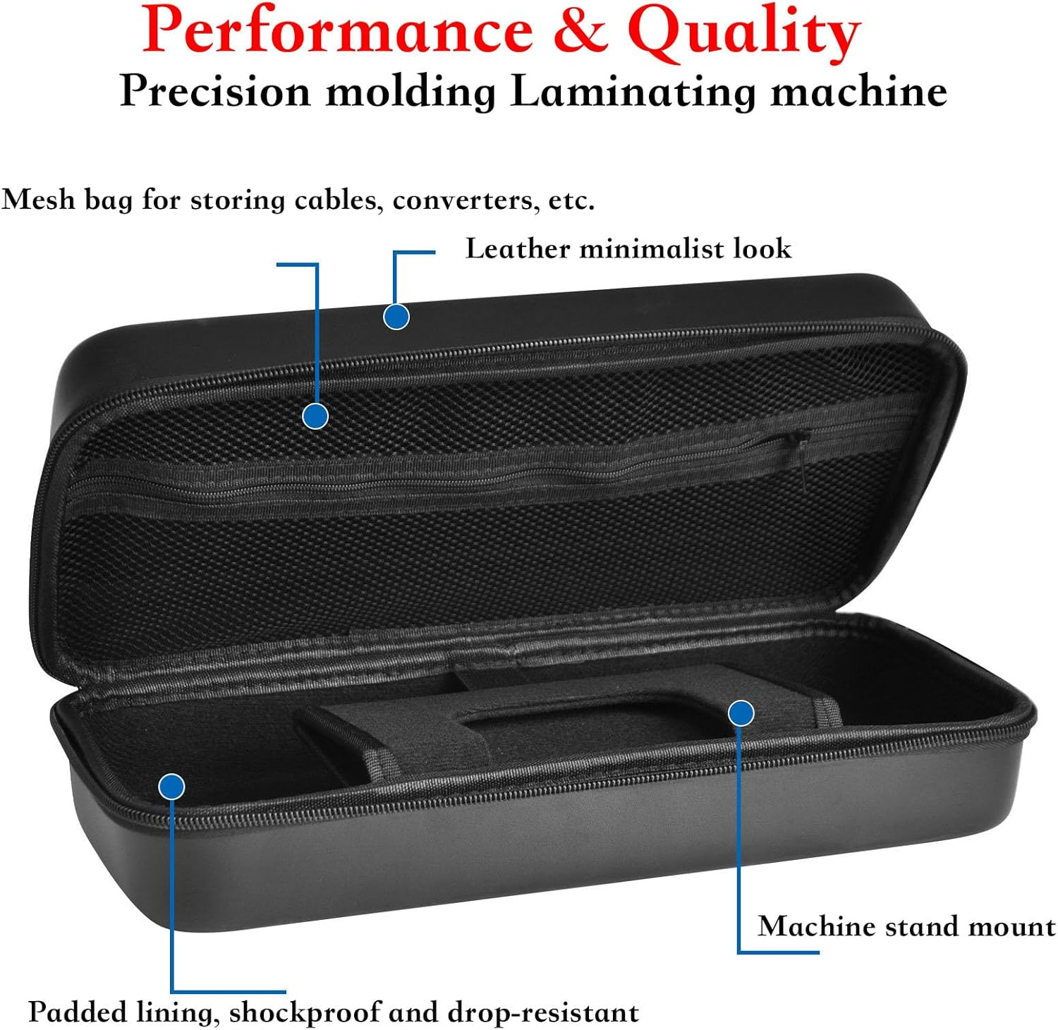Carrying Case Bag for Lenovo Legion Go S Handheld, Travel Storage Case Carrying Storage Bag with Pockets for Lenovo Legion Go S Accessories image number 3
