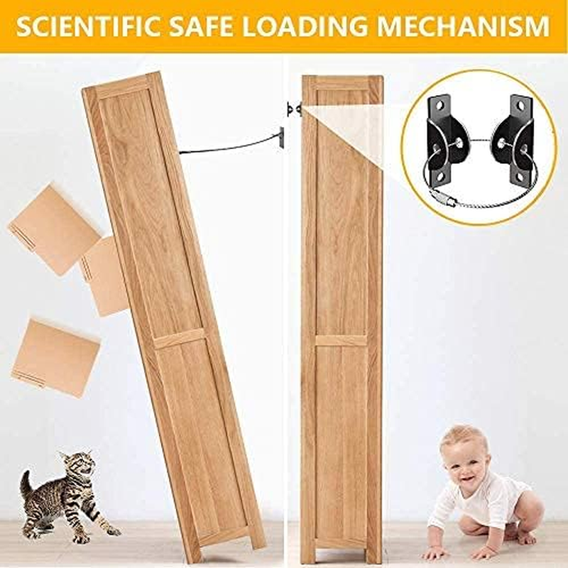 Furniture Strap for Baby Proofing, Metal Child Proofing Anti-Tip Furniture Anchors (6 Pack), Secure 400 Pound Falling Furniture Prevention Straps Child Pet Safety Straps Earthquake Resistant image number 6