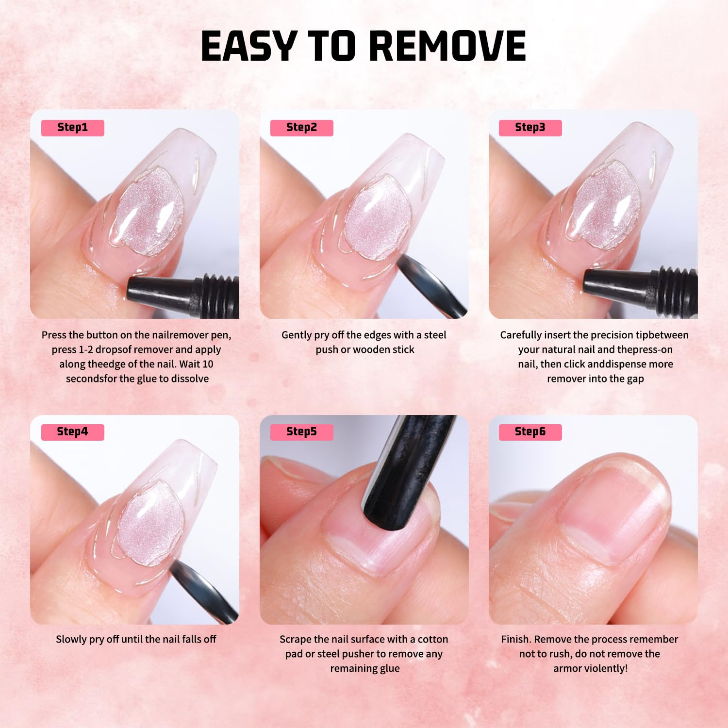 Nail Glue Gel Semi Solid Glue for Press on Nails Long Lasting Strong Glue Gel image number 1