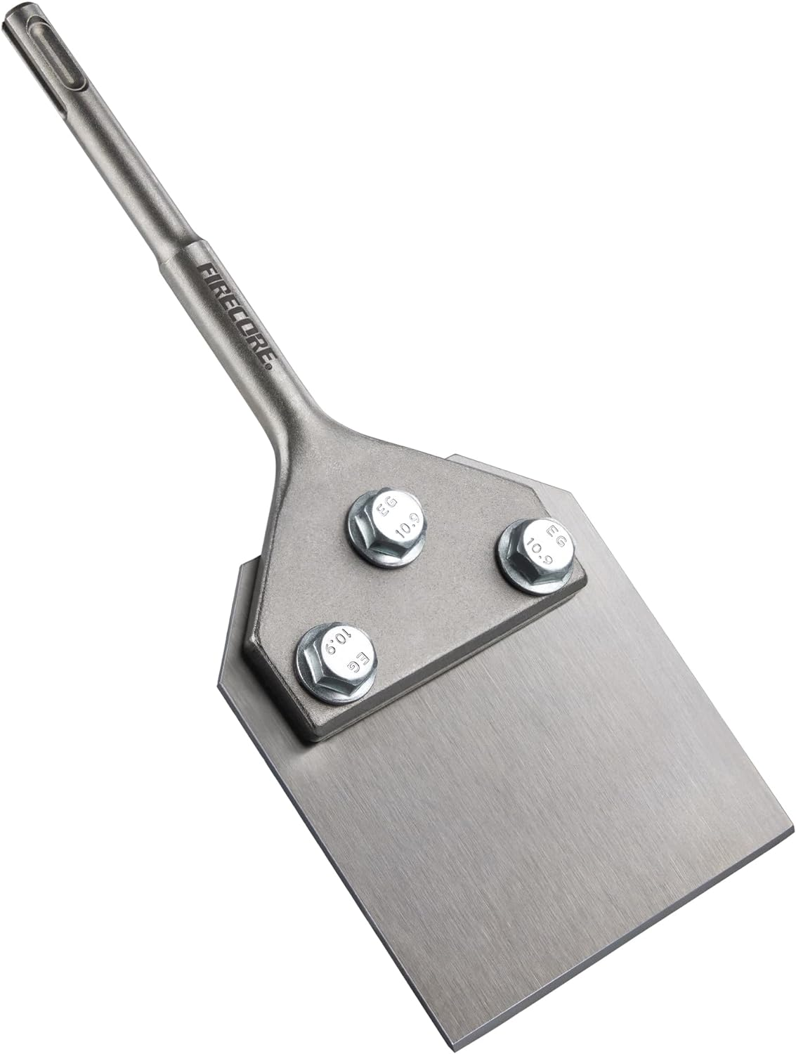 Firecore SDS plus Wide Flat Chisel 100X250Mm（4" X 10"）Floor Scraper, Tile Thinset Scaling Chisel, Thinset Scraper Adhesives Remover Wall Scraper Works with SDS plus Rotary Hammer（Fs21410） image number 5