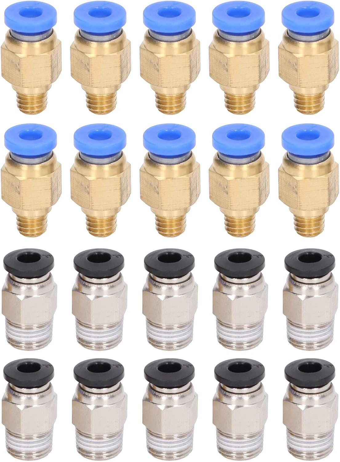 20Pcs 3D Printer Pneumatic Fitting Accessory Set Kit Air Tube Connector for Ender 3 PC4 M6 PC4 10 image number 5