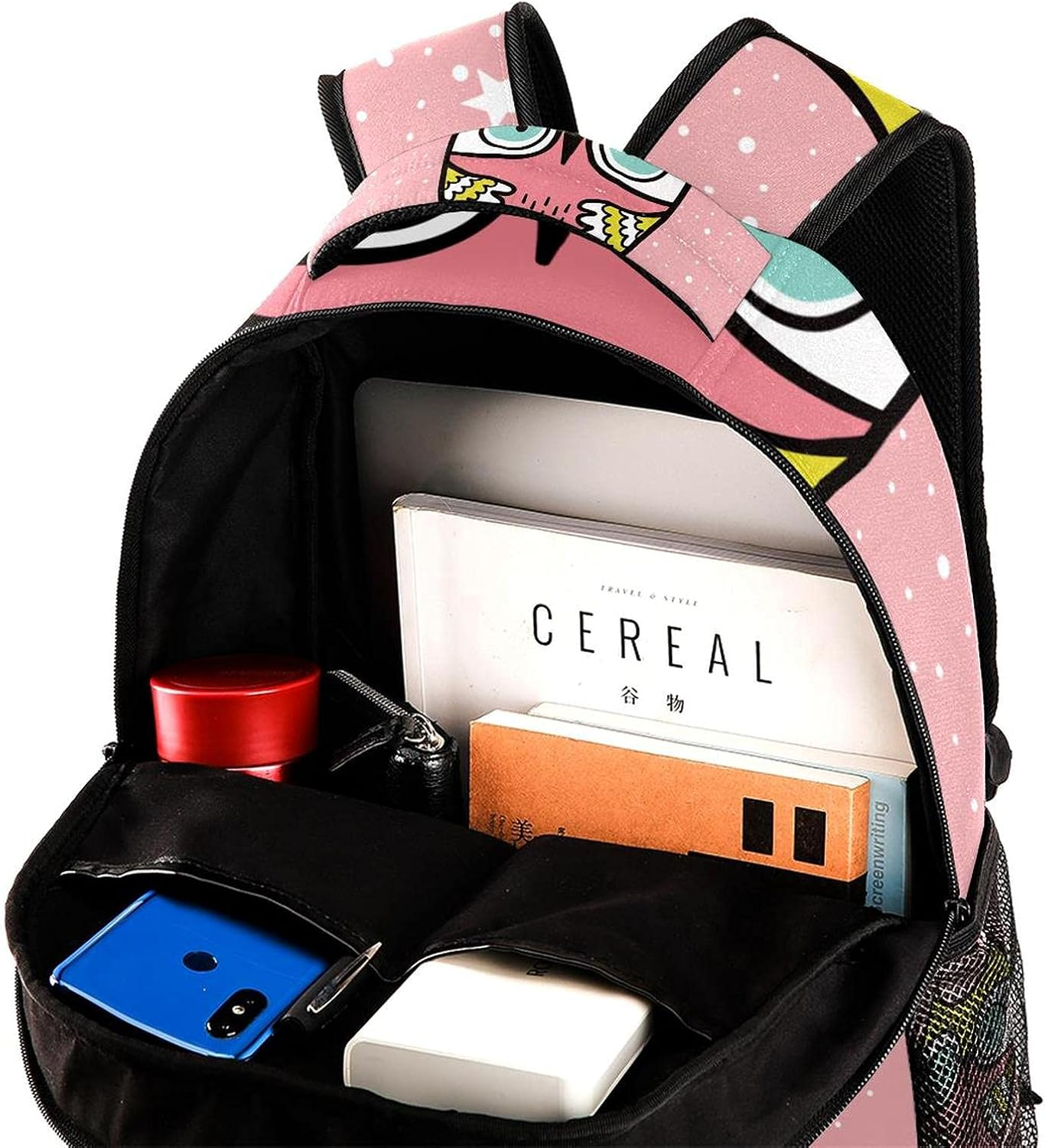 Its Owl Good Backpack Students Shoulder Bags Travel Bag College School Tote Backpacks image number 4