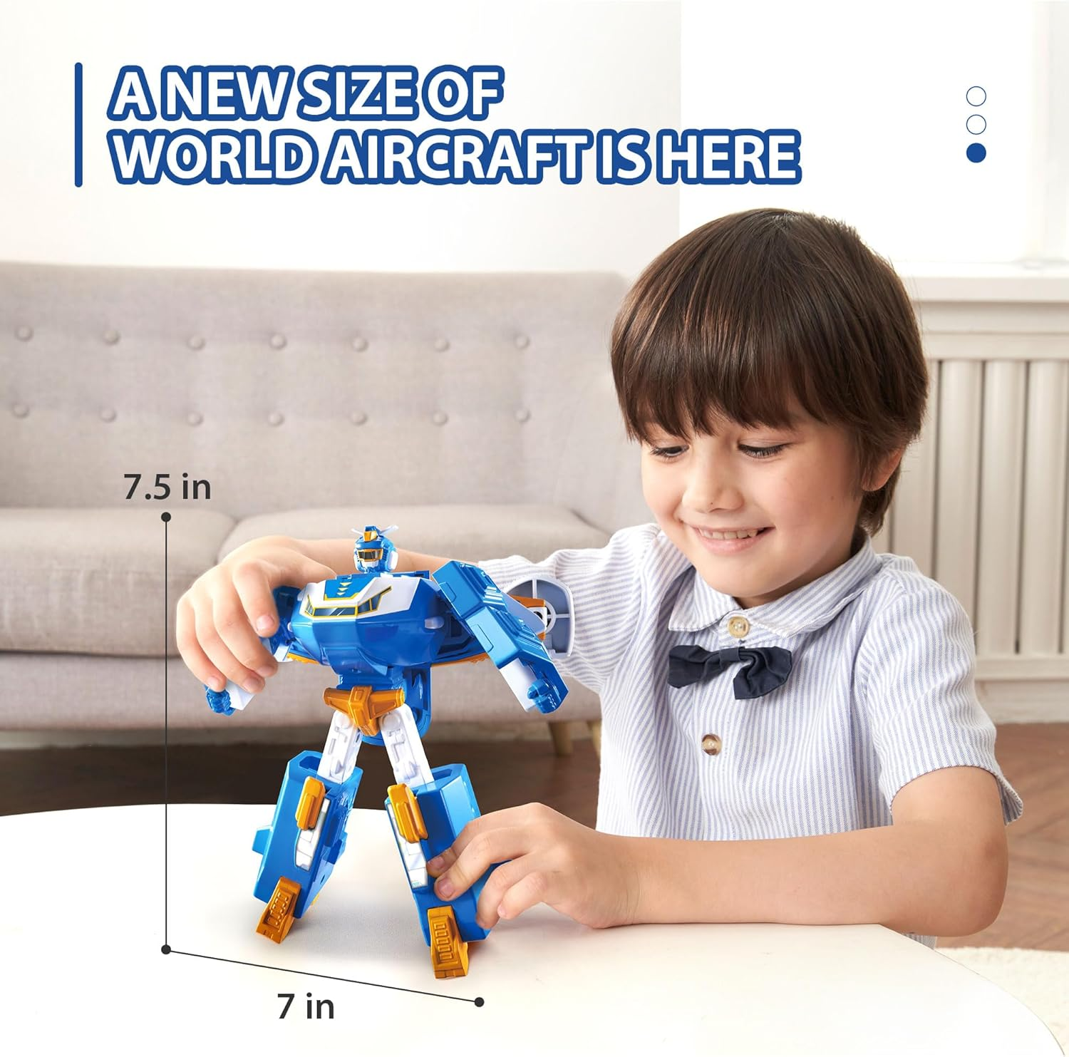 Super Wings Mini World Aircraft Robot image number 3