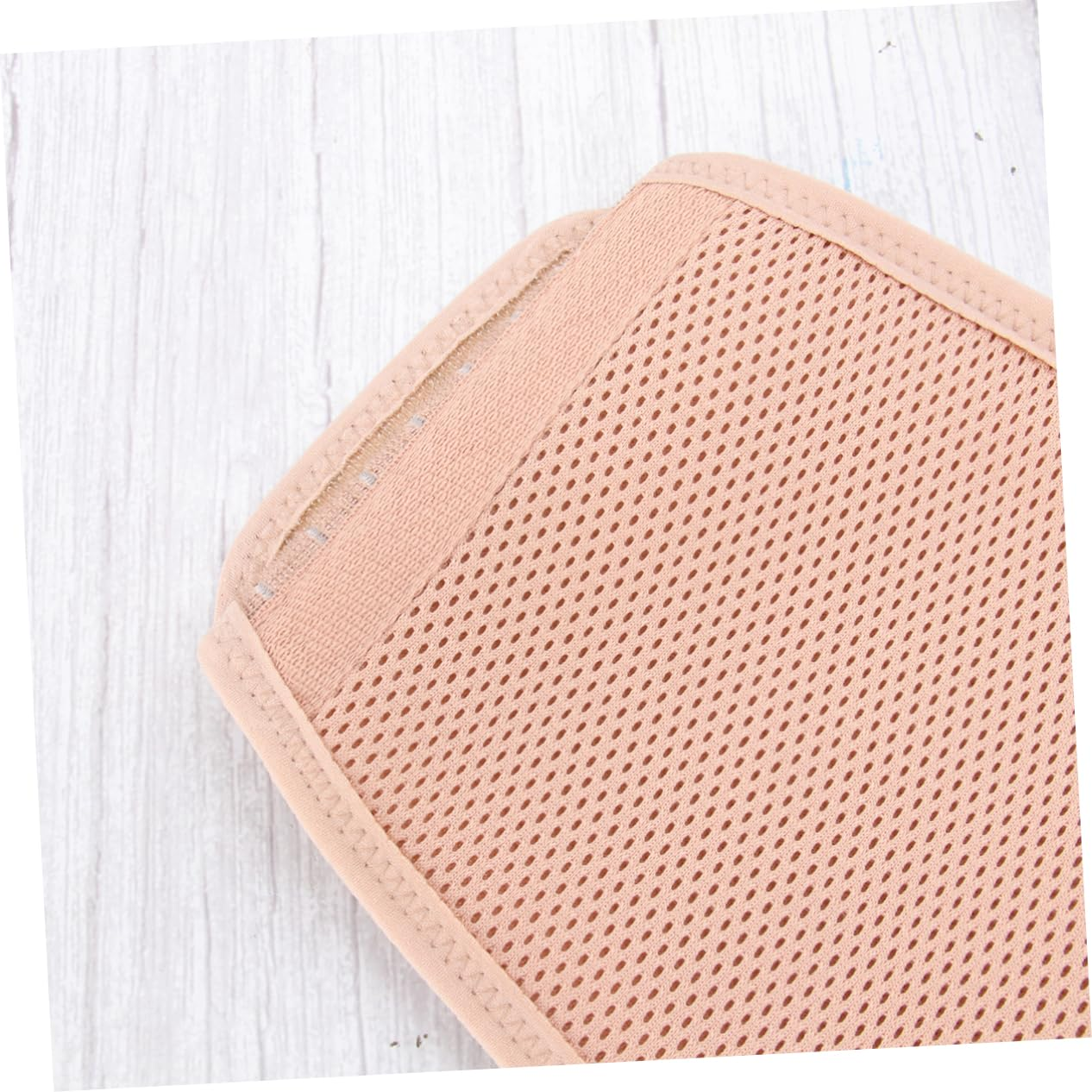 Pregnancy Support Belly Belt for Women, Breathable Abdominal Band Back Brace, Waist Care Maternity Protector in Beige Free Size for Prenatal Comfort image number 6