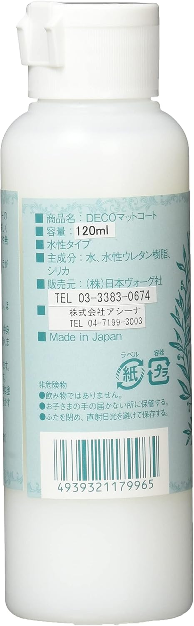 Athena Heritage Deco 49000019 Matte Coat, 4.2 Fl Oz (120 Ml)