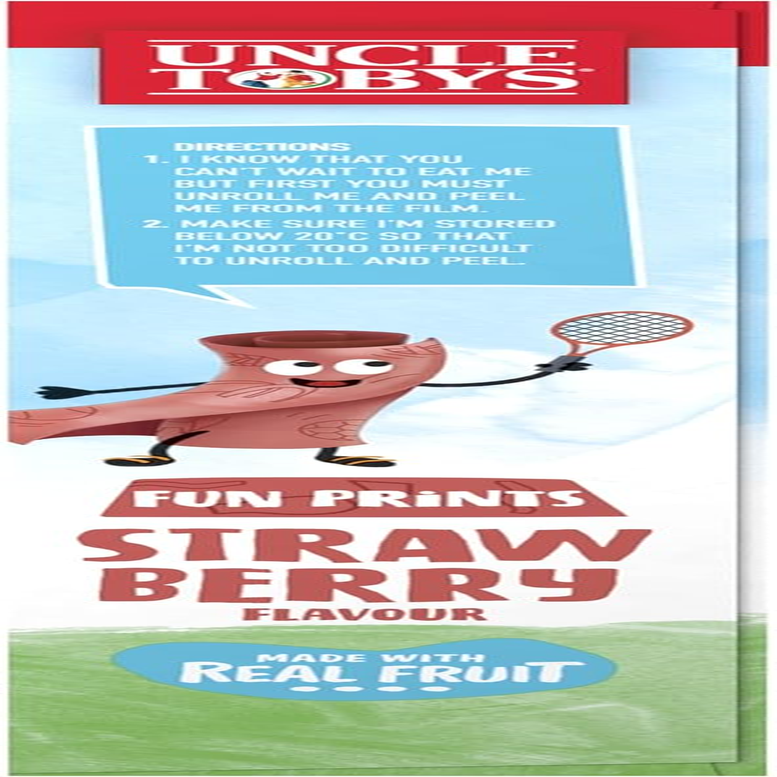 Uncle Toby'S Funprint Strawberry Roll-Ups 94 G image number 6