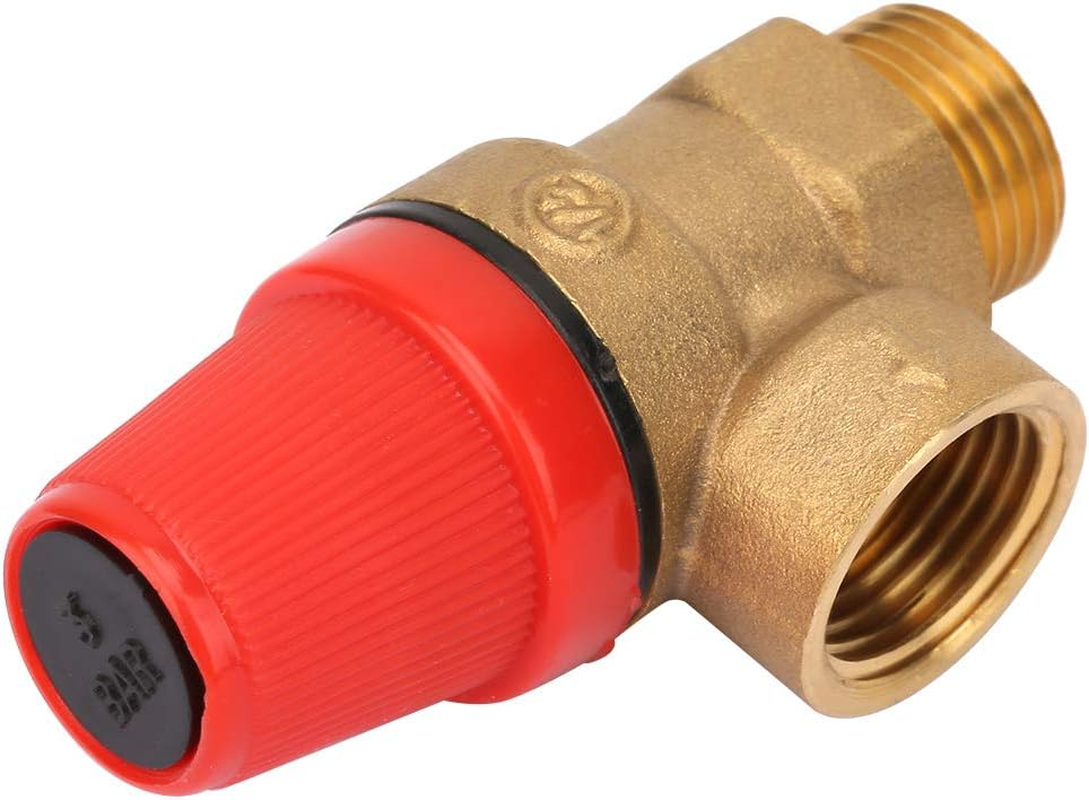 G1/2 Inches Brass Safety Valve|Dn15 Thread Spring Hanging Furnace Safety Valve|Optional Pressure 3Bar/6Bar |6Bar DN15| Safety Valve image number 5