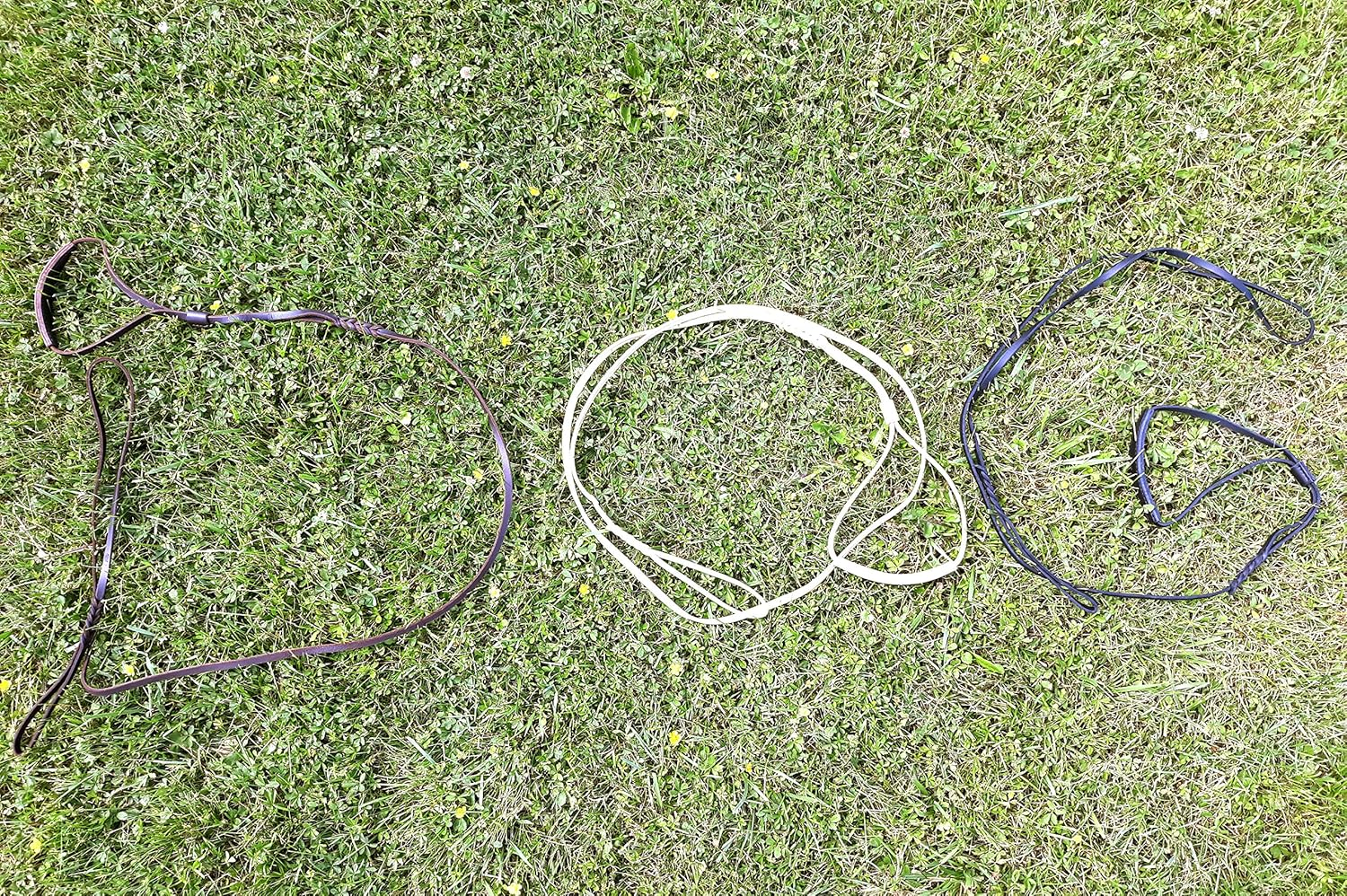 Dingo Soft Leather Show Lead with Braided Handle, Handmade, Dog Exhibition Leash, Brown 10700 - Brown image number 4