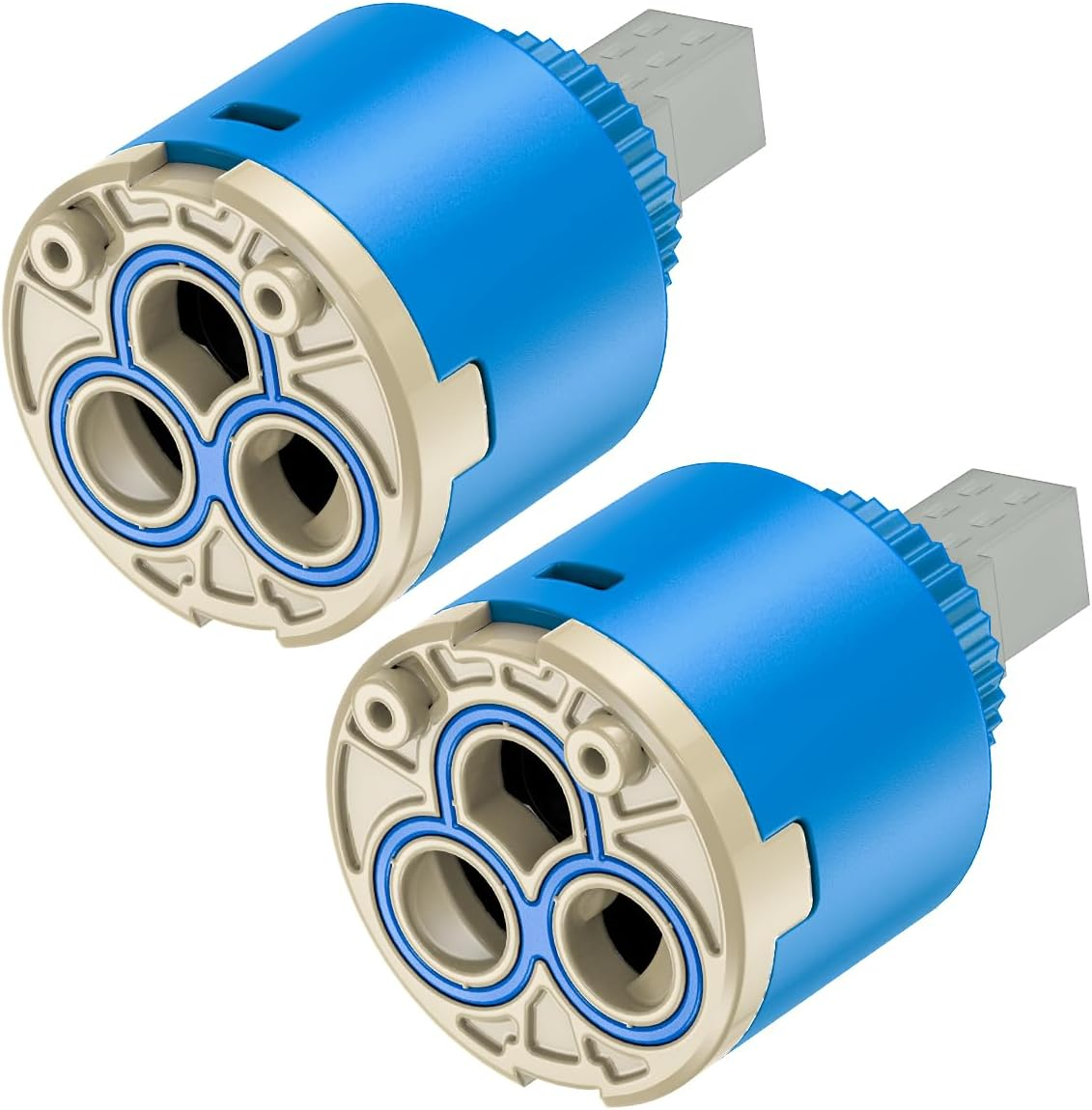 Cartridge 35 Mm for Blanco, Mellbree 121894 Replacement Cartridge Ceramic Not Original 35 Mm Cartridge Compatible with Blanco Tap Mixer Taps Tap High Pressure Blue (2, Blue)