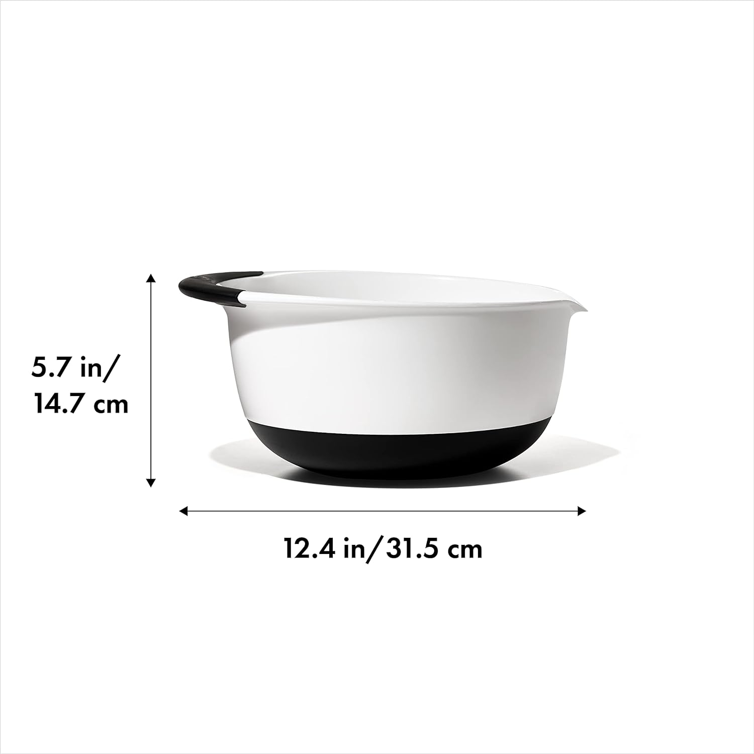 OXO Good Grips Mixing Bowl, White, 4.7 Litre image number 3
