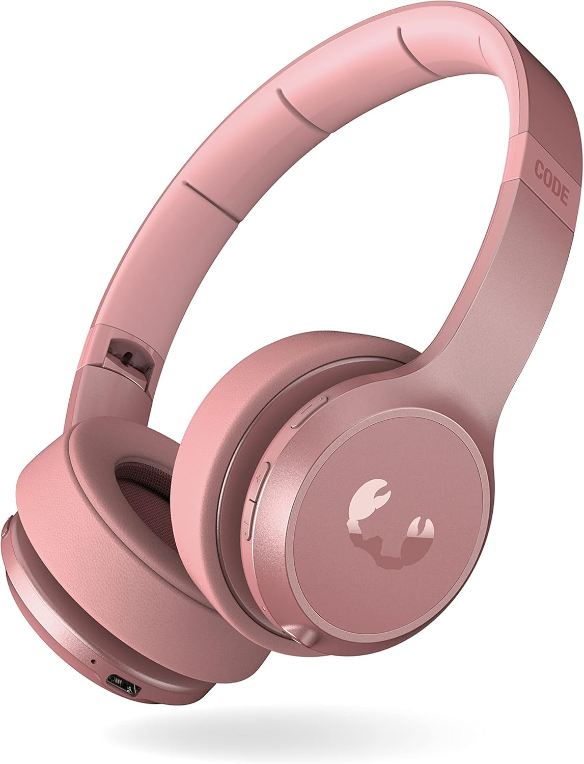 Fresh 'N Rebel Bluetooth On-Ear Headphones with Active Noise Cancellation, 30 Hours Playtime, Fast Charge, Microphone, Foldable, Comfortable Fit and Comfortable - Code ANC (Silky Sand)