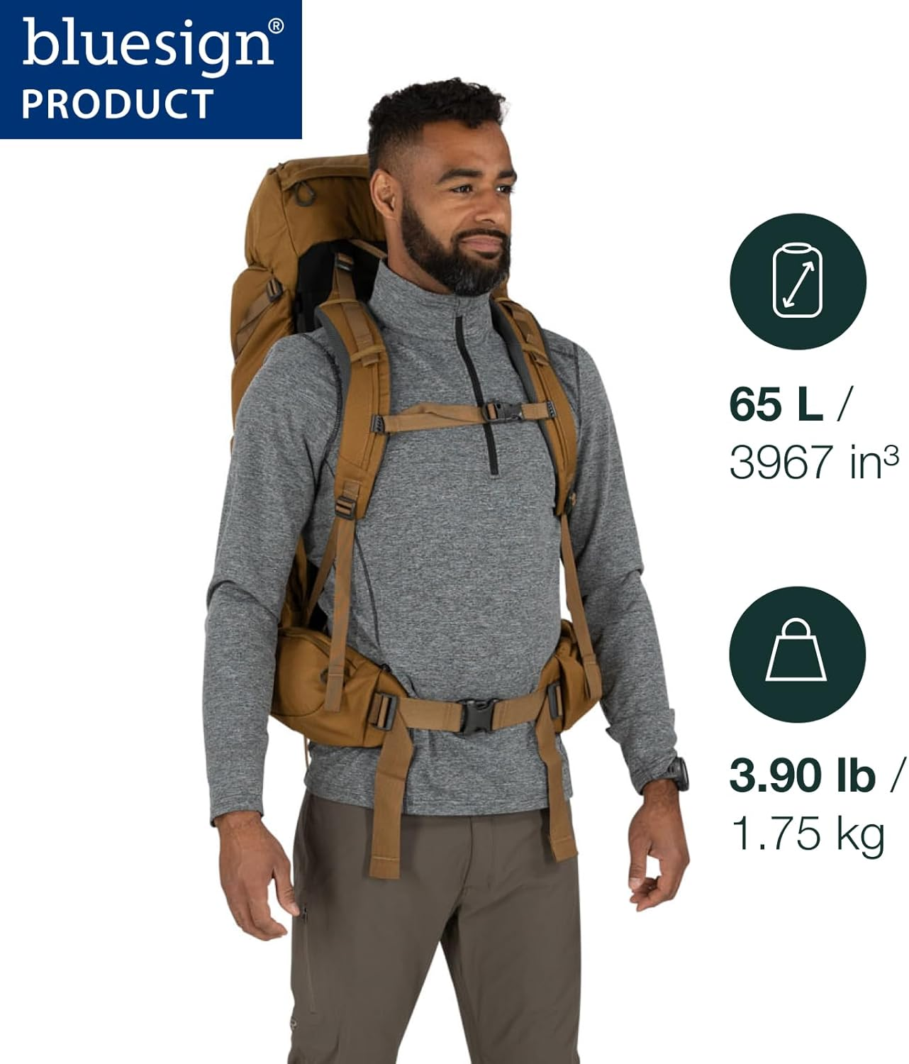 Osprey Men'S Rook 65 Backpack image number 3