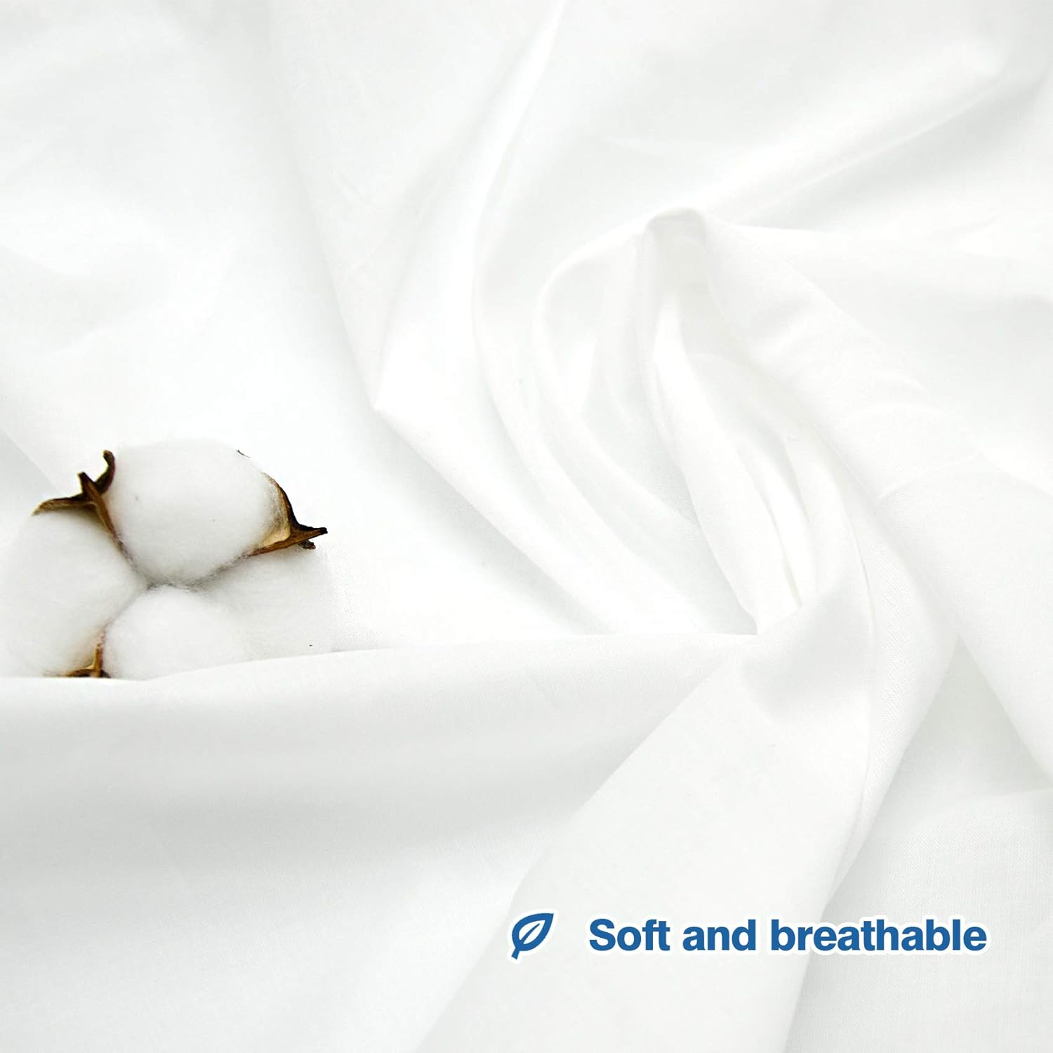 2 Yard White Cotton Fabric,Natural Cotton Poplin Fabric by the Yard,White Fabric,59 Inches Wide 100% Cotton Fabric,Soft Embroidery Muslin Quilting Fabric Material for Sewing Material Apparel Cloth image number 4