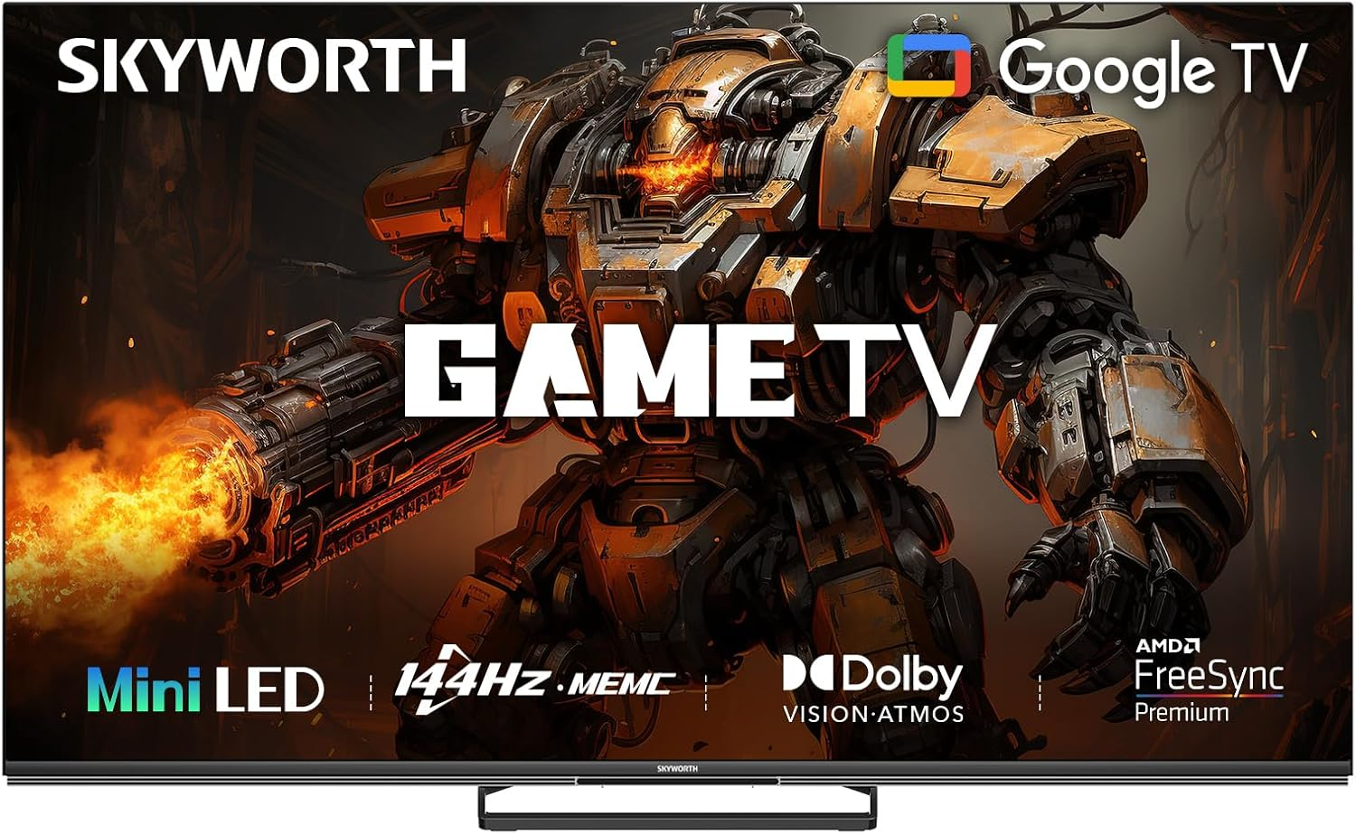 SKYWORTH 65" X8700G Magicsound Google TV, 144Hz UHD Qd-Mini LED, 2.1.2 Sound, Built-In Subwoofer, Dolby Vision+Atmos, Gaming TV, Find-My Remote image number 6