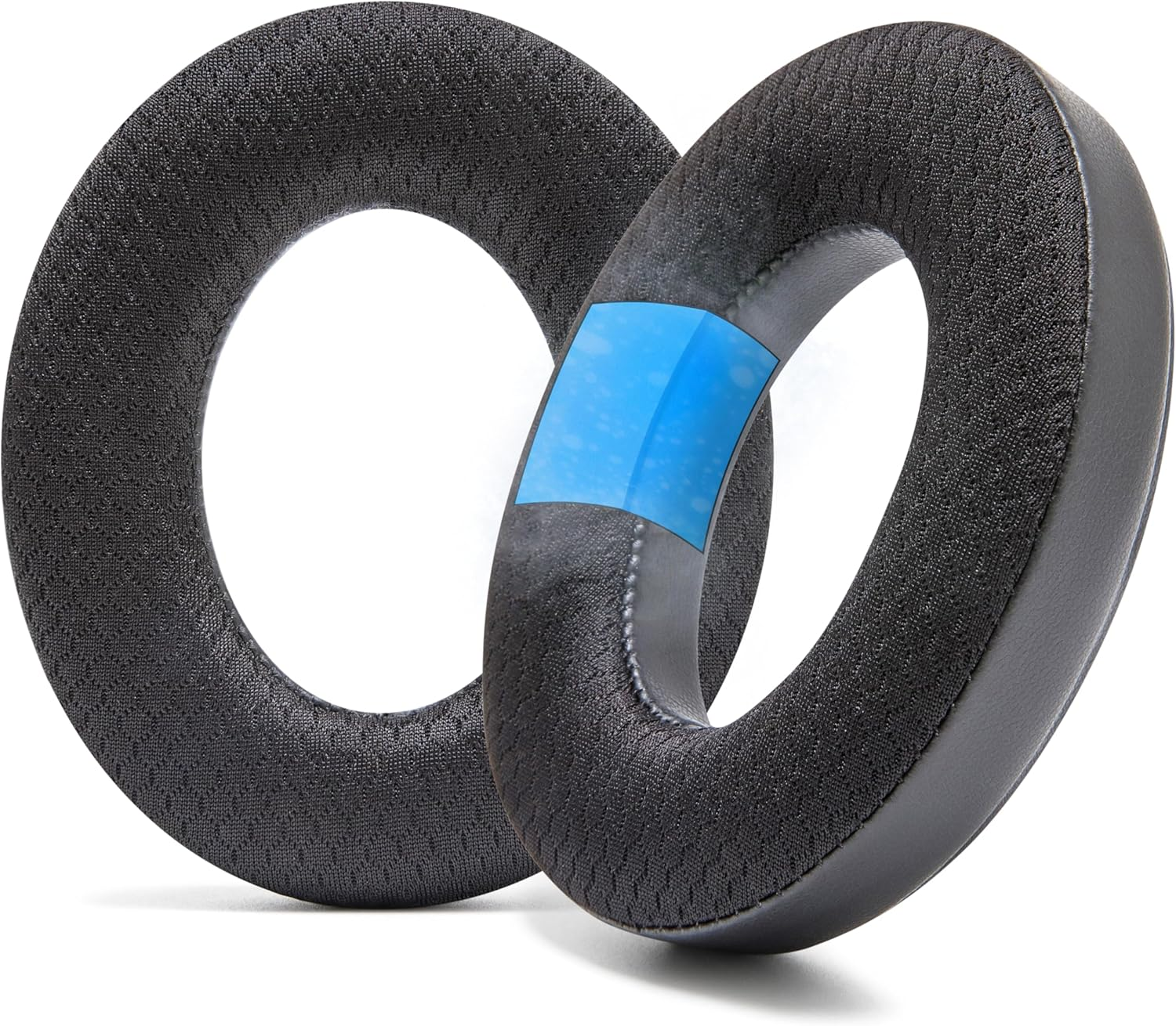 WC Freeze Momentum 4 - Cooling Gel Earpads for Sennheiser Momentum 4 Wireless over Ear Headphones by Wicked Cushions - Boost Comfort, Thickness, & Sound Isolation for Epic Listening | Black